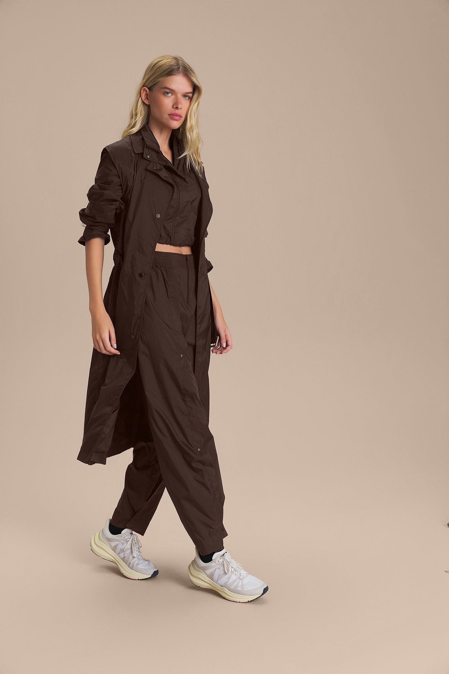 Nylon Silk Jogger Pants