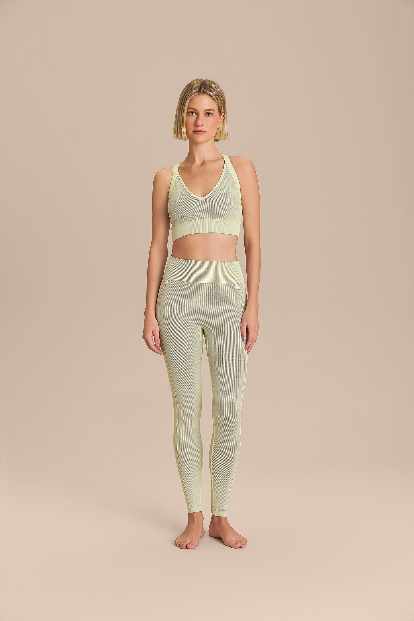 Seamless Mesh Full-Length Legging
