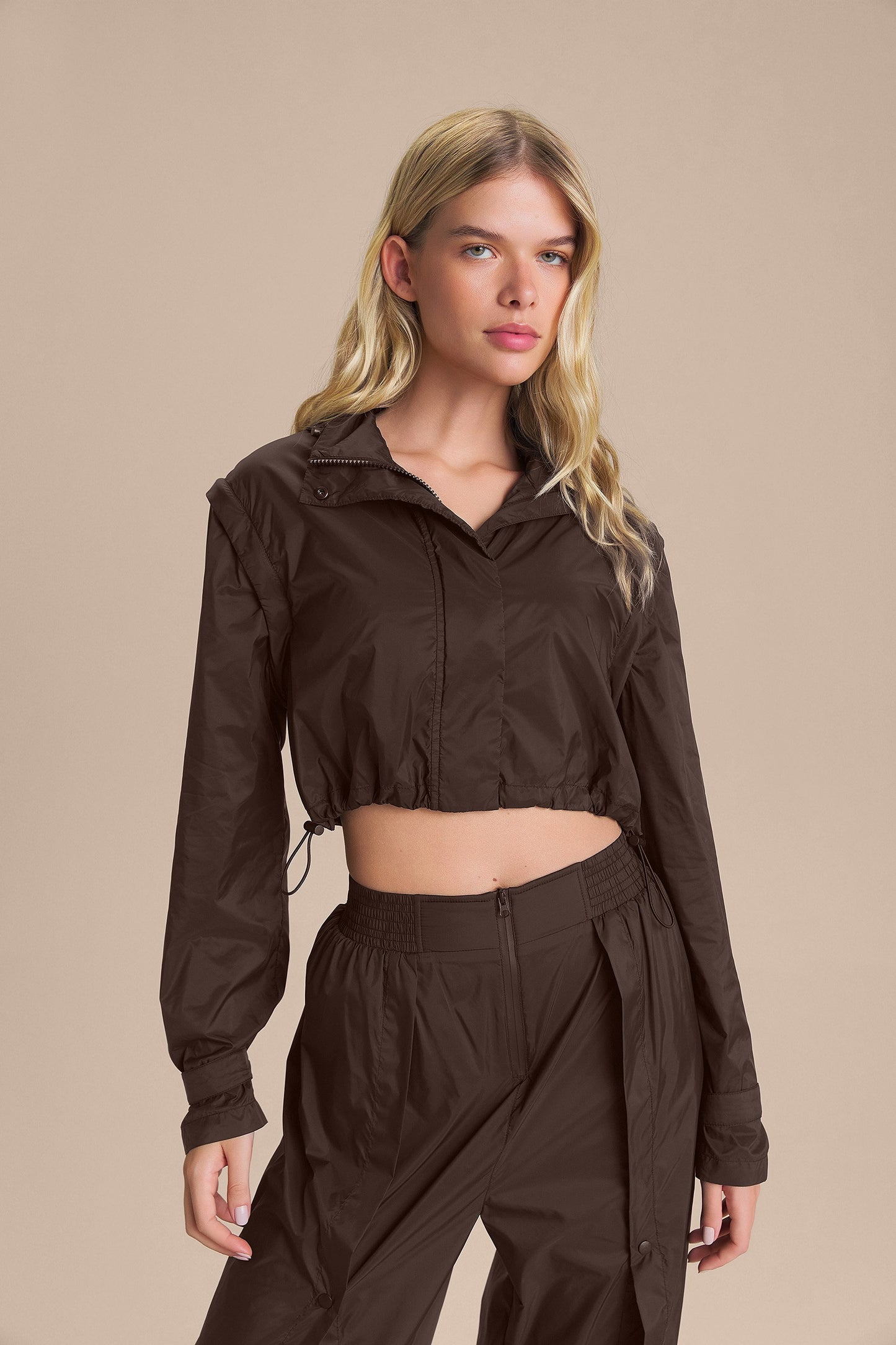 Nylon Silk Multi Trench Coat