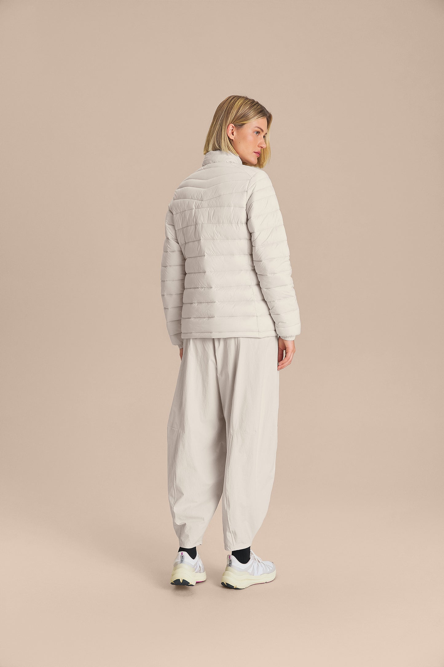 Nylon Light Puffer Jacket