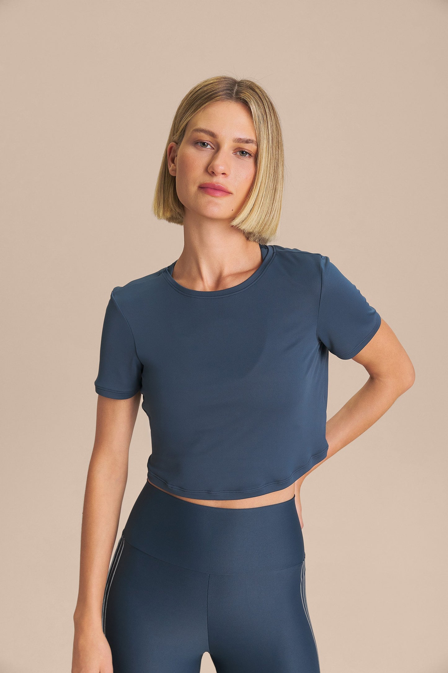 Bio Stretch Cropped T-Shirt