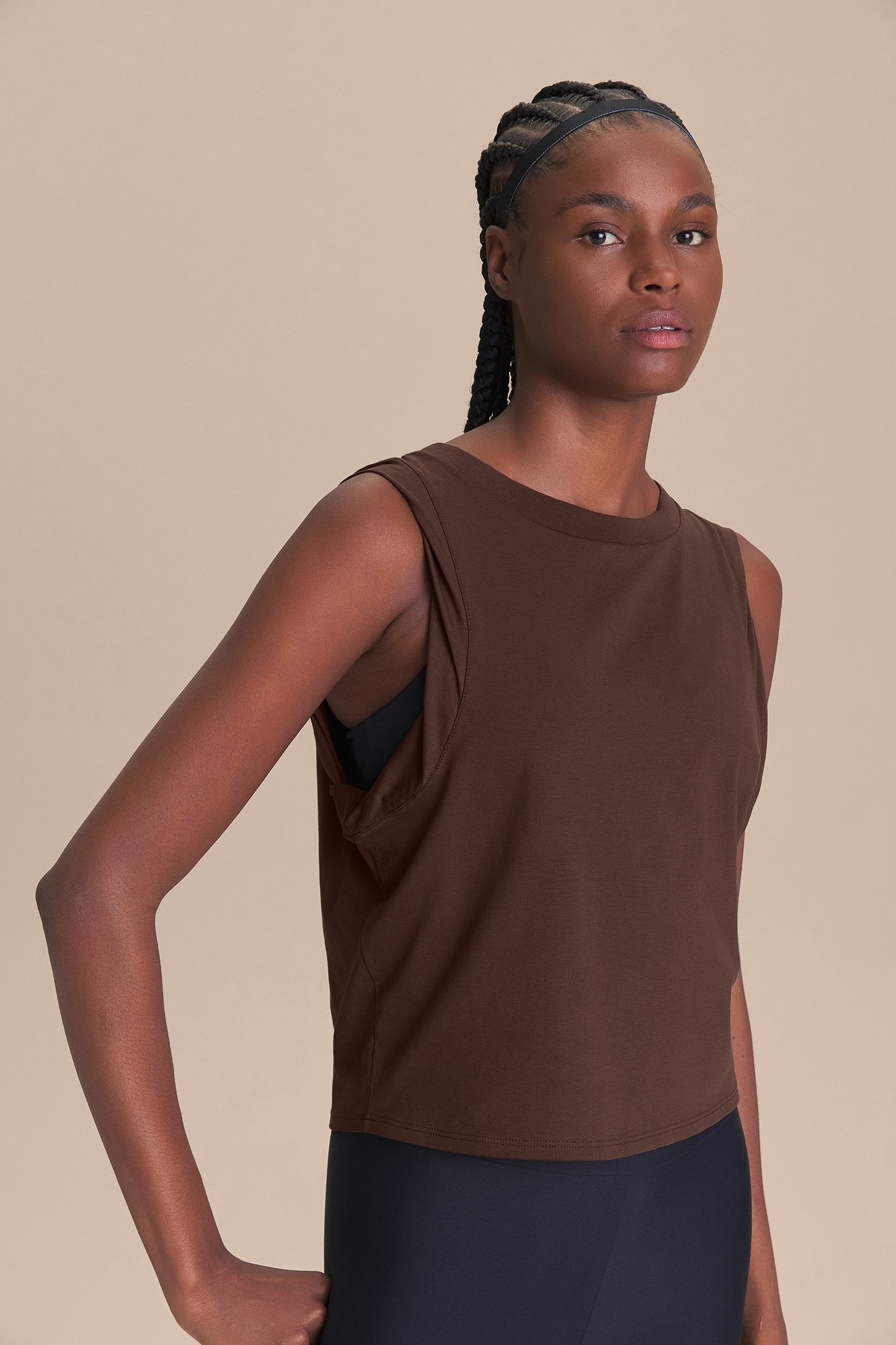 Pima Slim Twist Tank Top