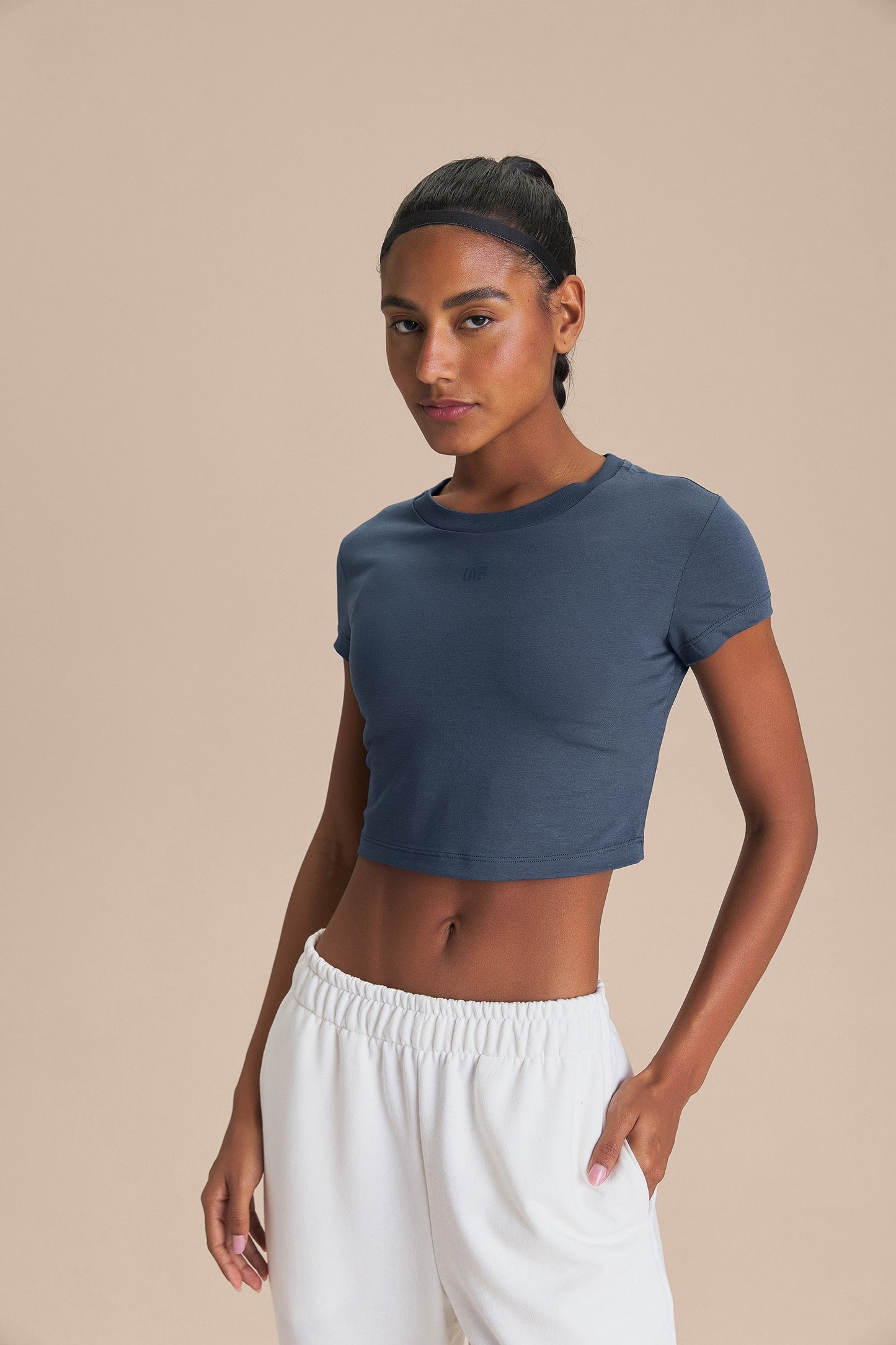 Pima Slim Cropped Top