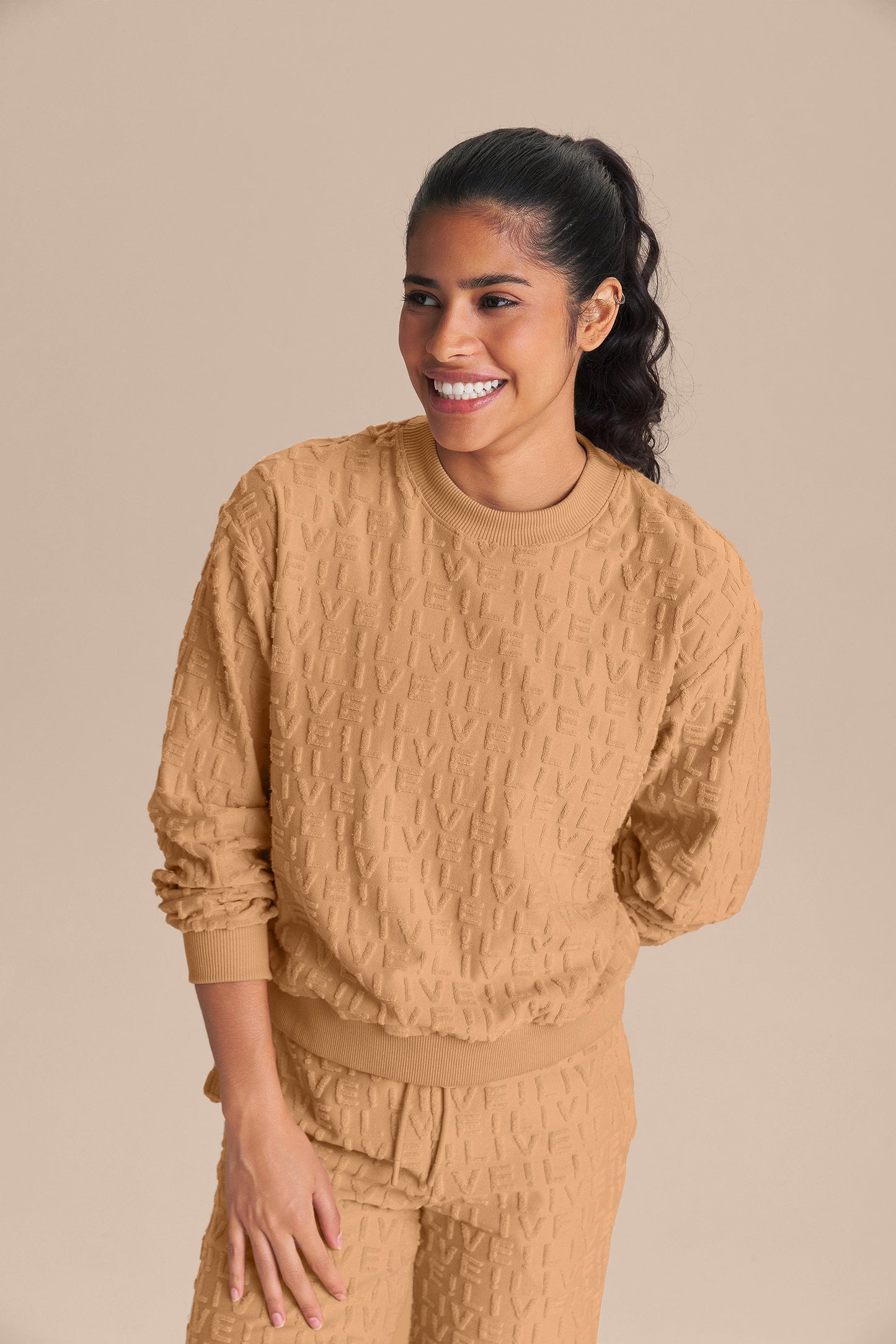LIVE! Signature Jacquard Pullover