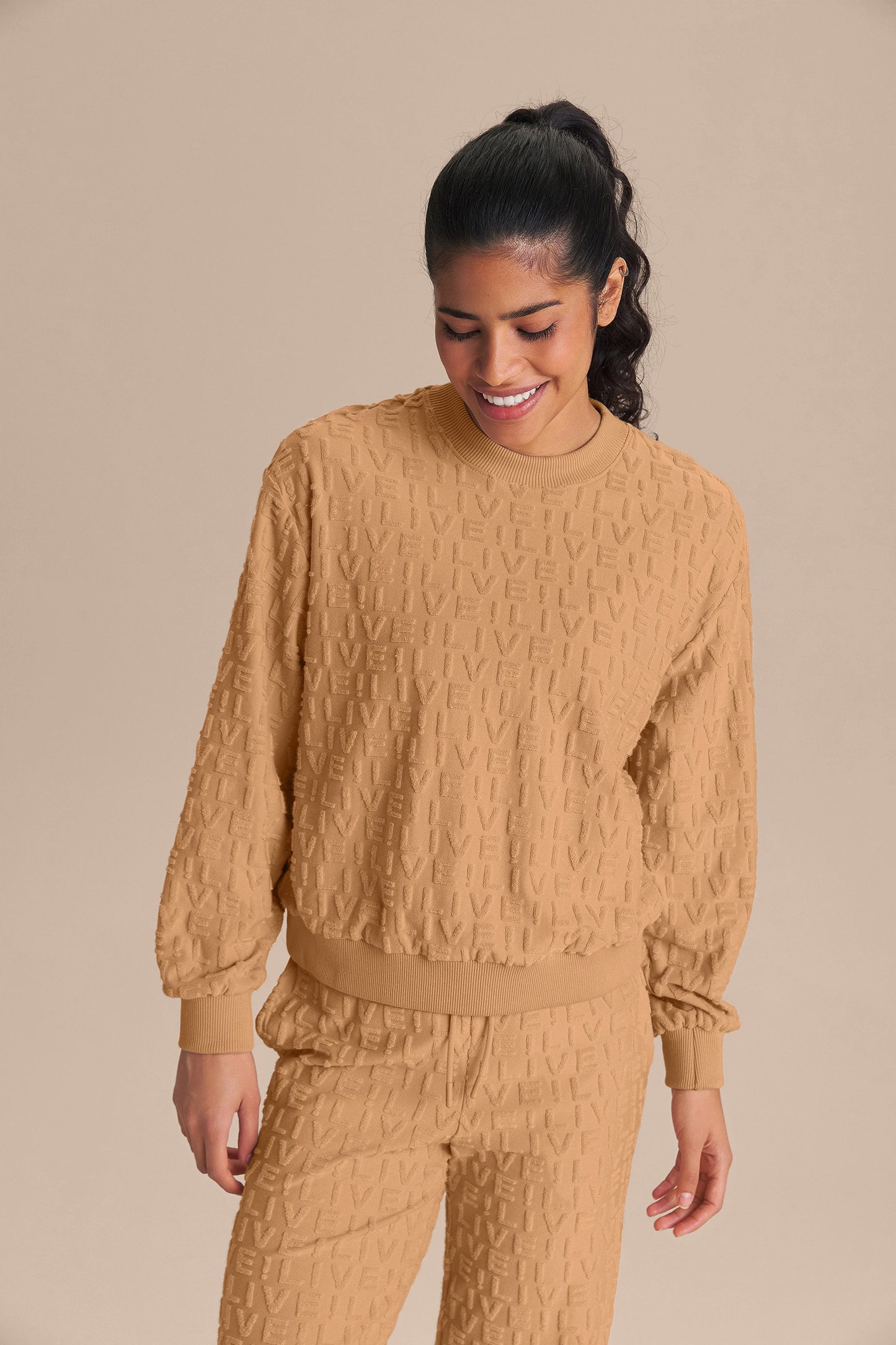 LIVE! Signature Jacquard Pullover