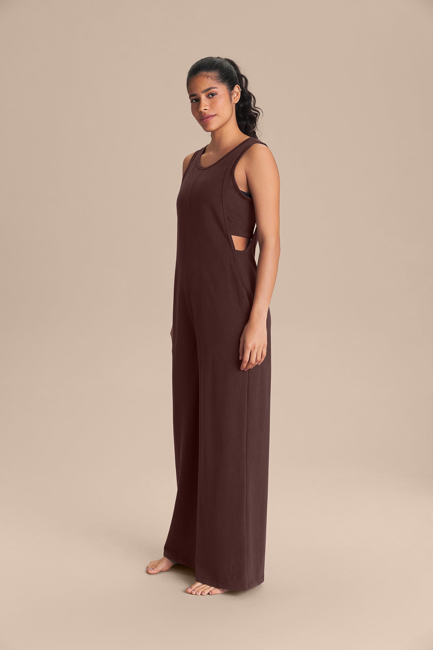 Rino Knit Set Jumpsuit & Bra