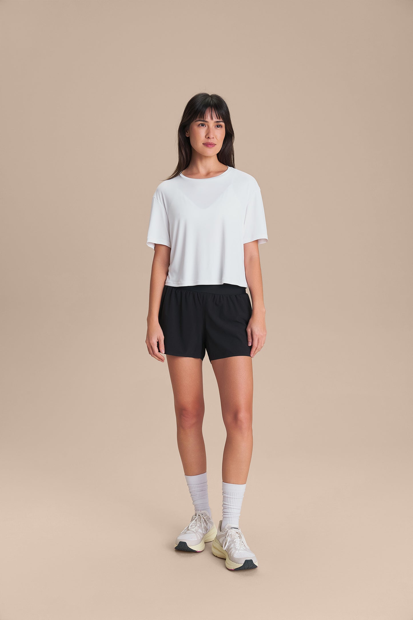 Bio Stretch Cropped T-Shirt