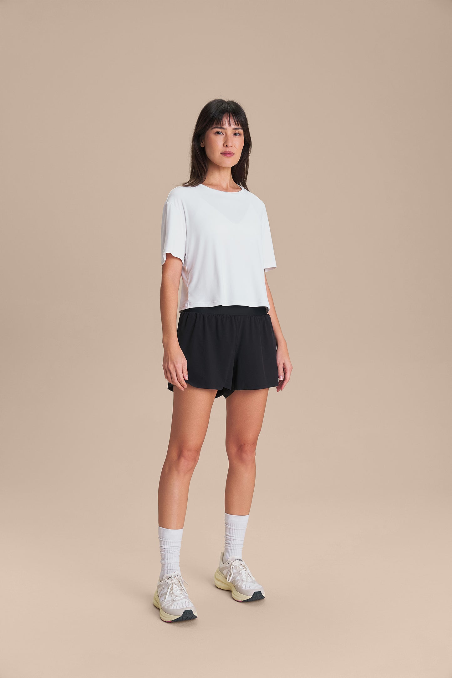 Bio Stretch Cropped T-Shirt