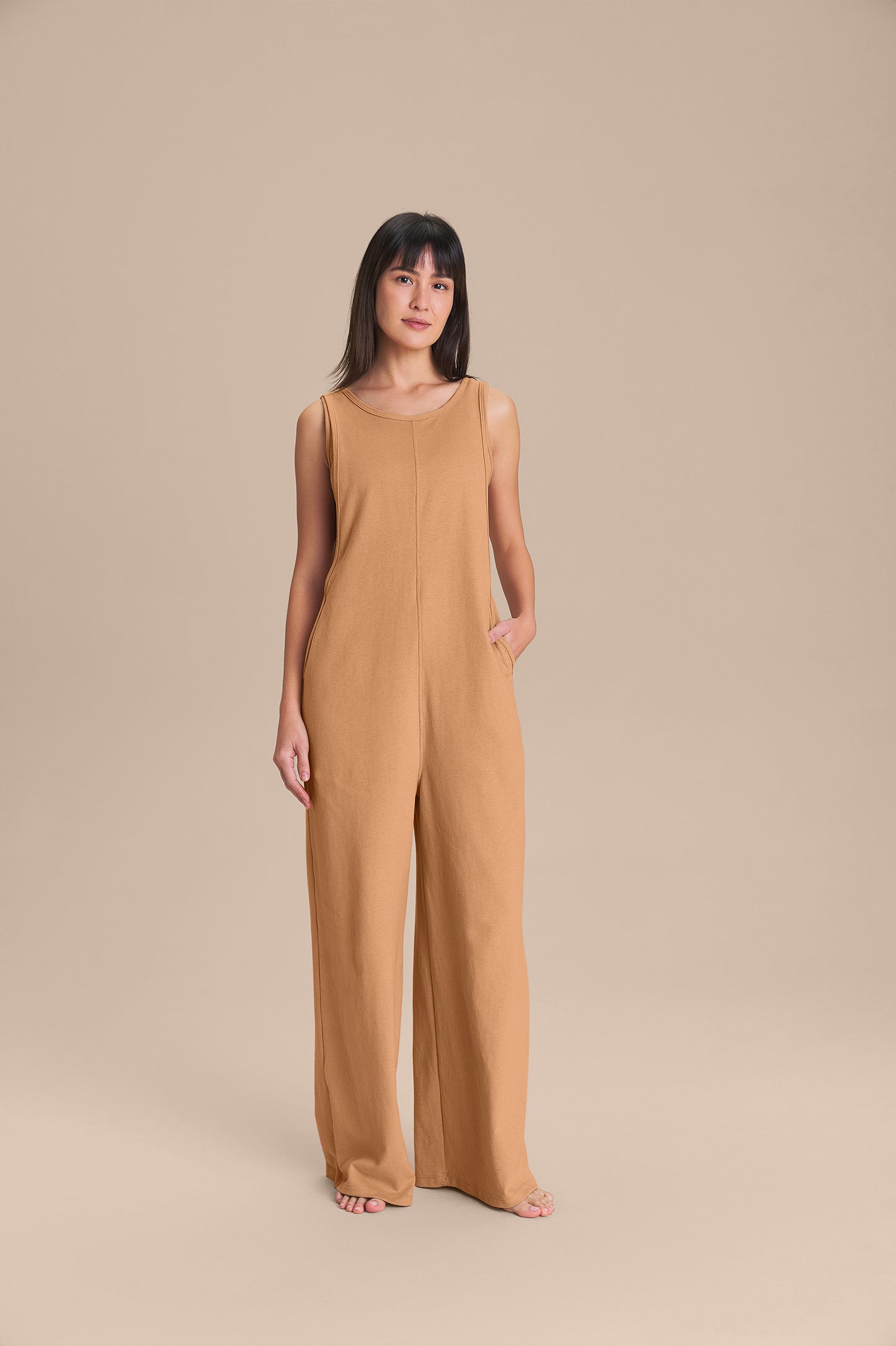 Rino Knit Set Jumpsuit & Bra
