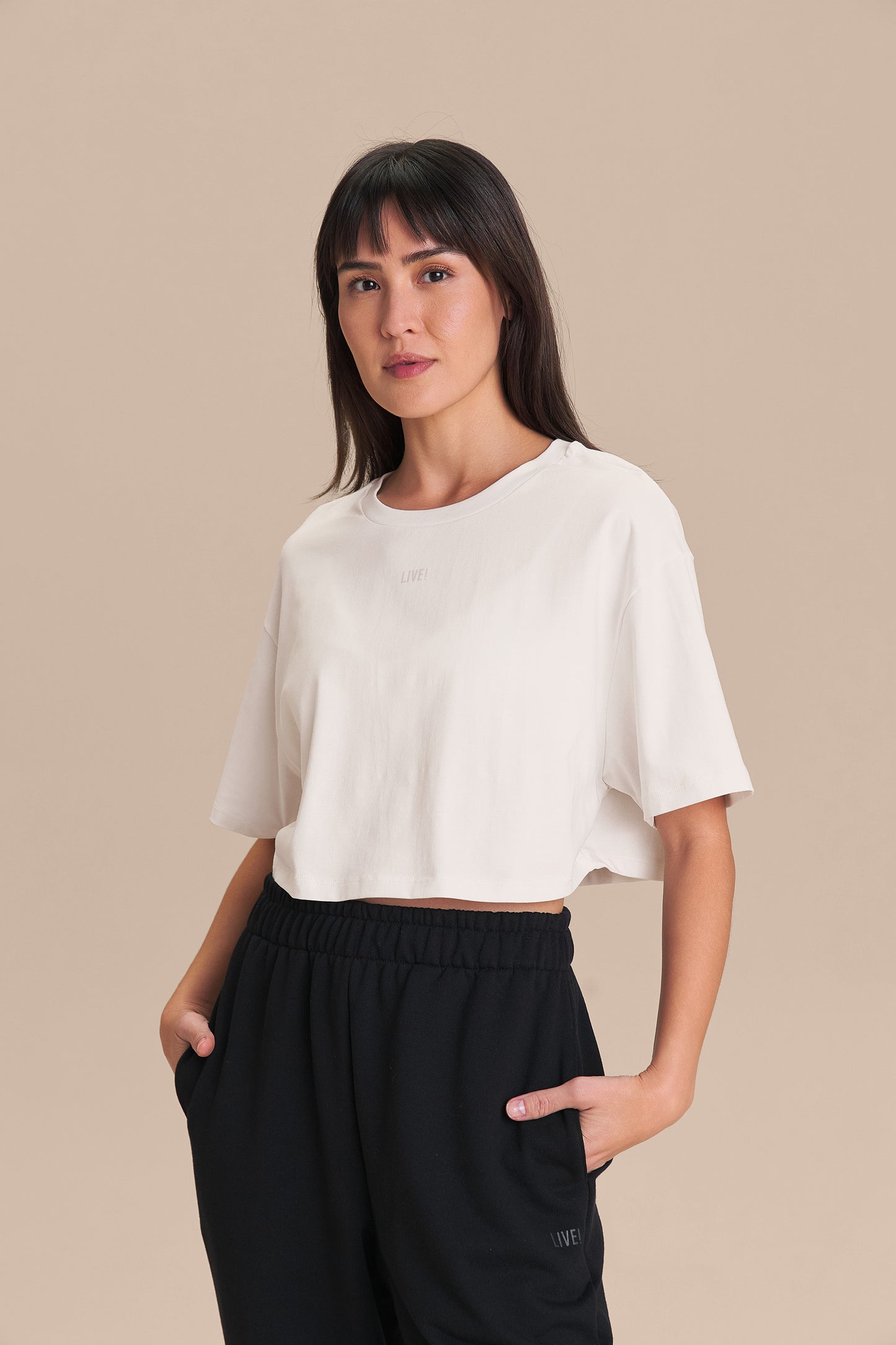 Pima Slim Cropped T-Shirt