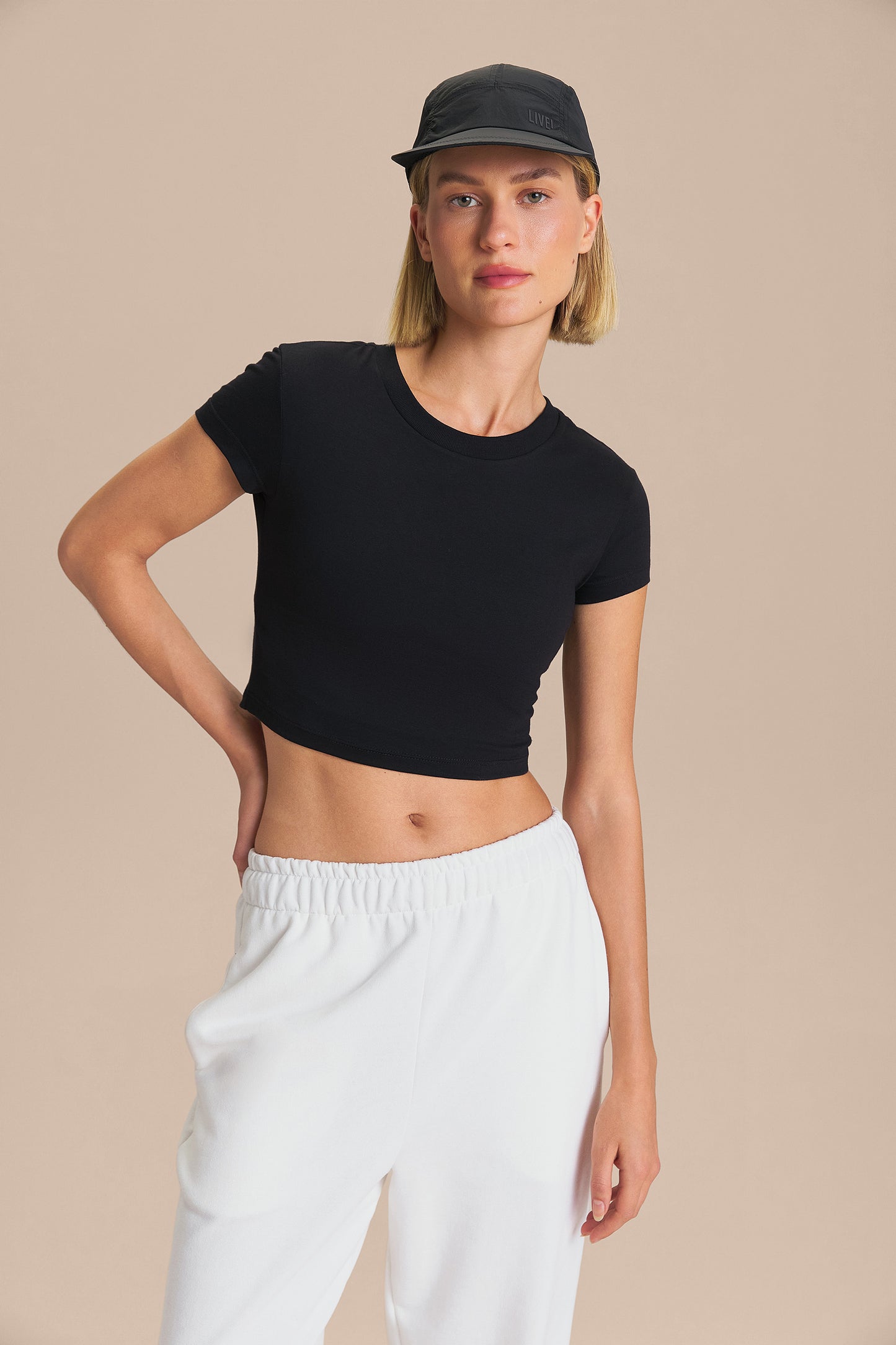 Pima Slim Cropped Top