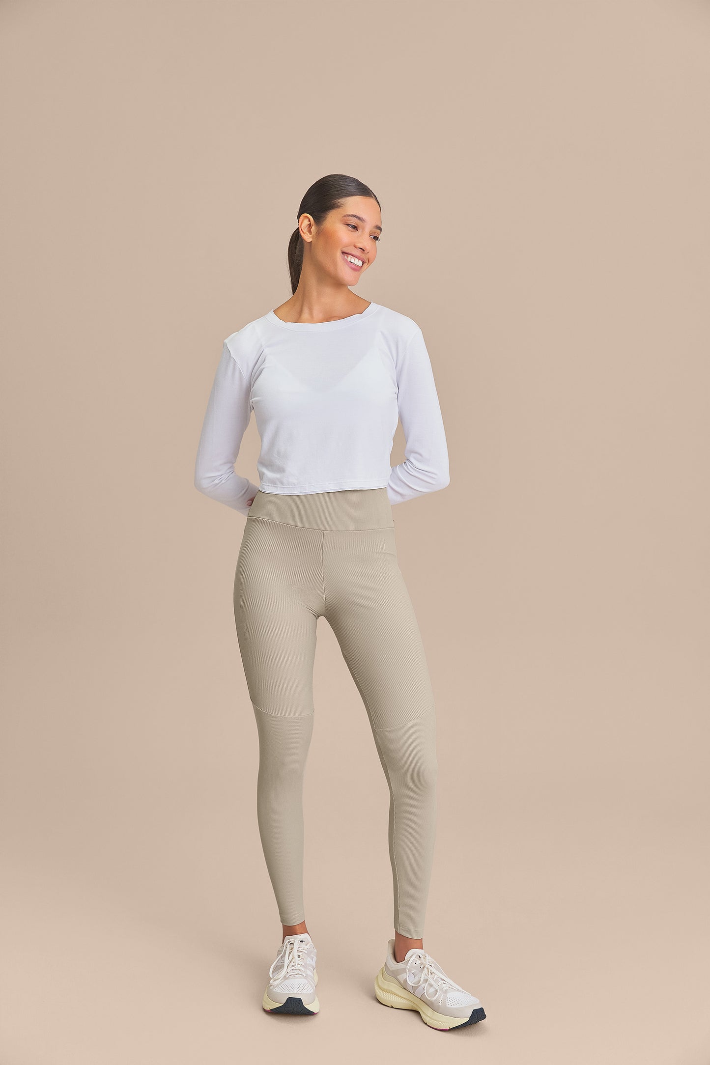 Rib Block Leggings