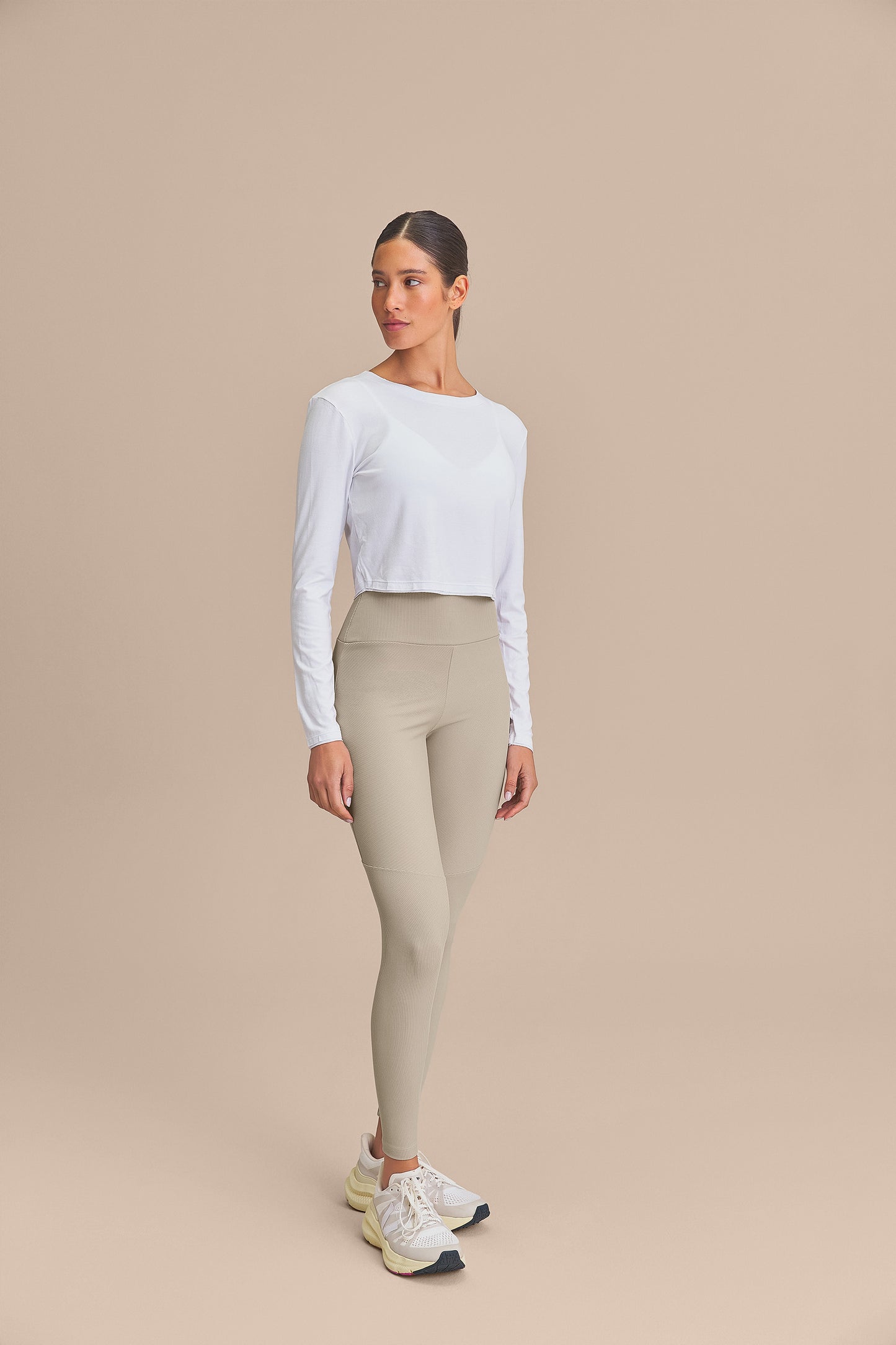 Rib Block Leggings