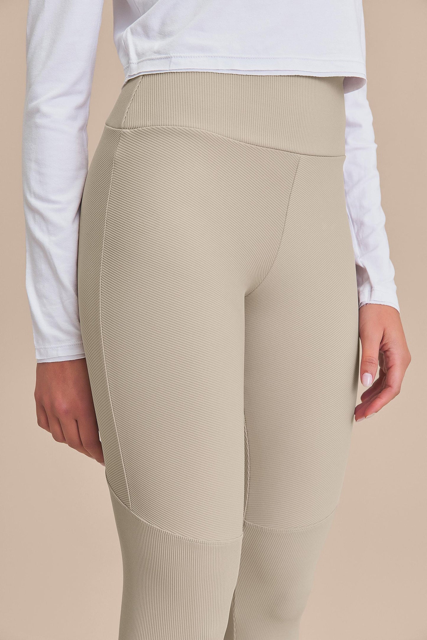 Rib Block Leggings