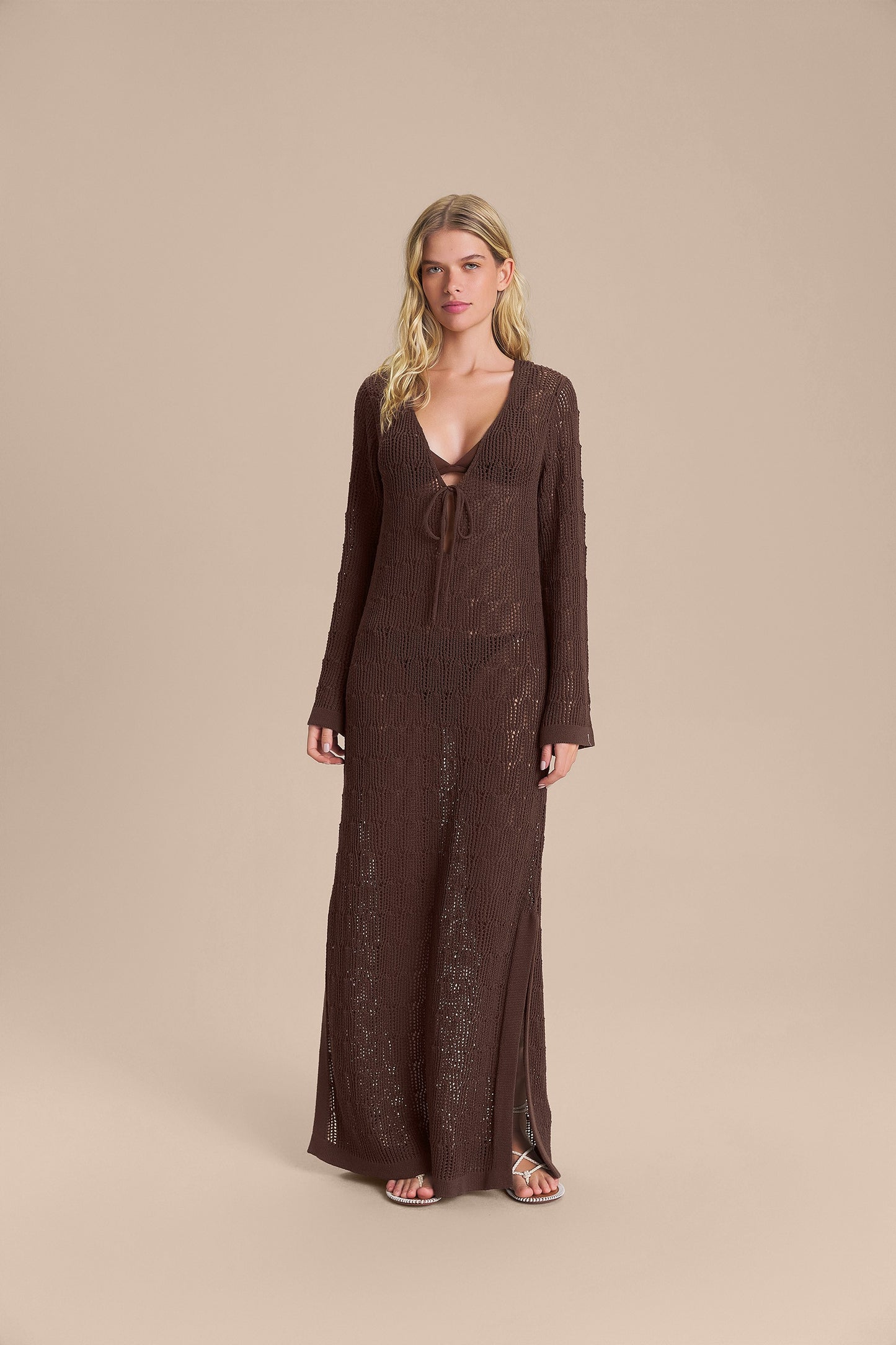 Luxe Knit Multi Long Dress