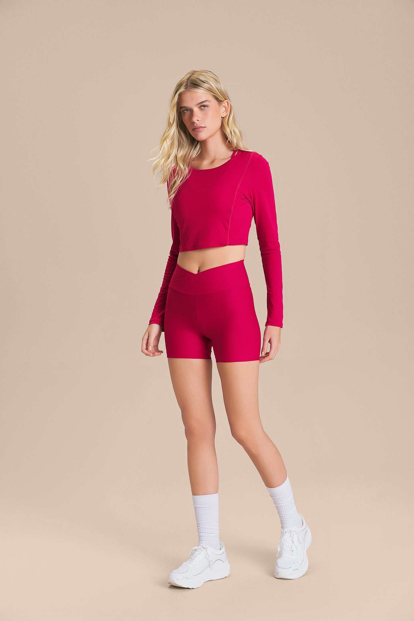 Bio Stretch LS Cropped Top