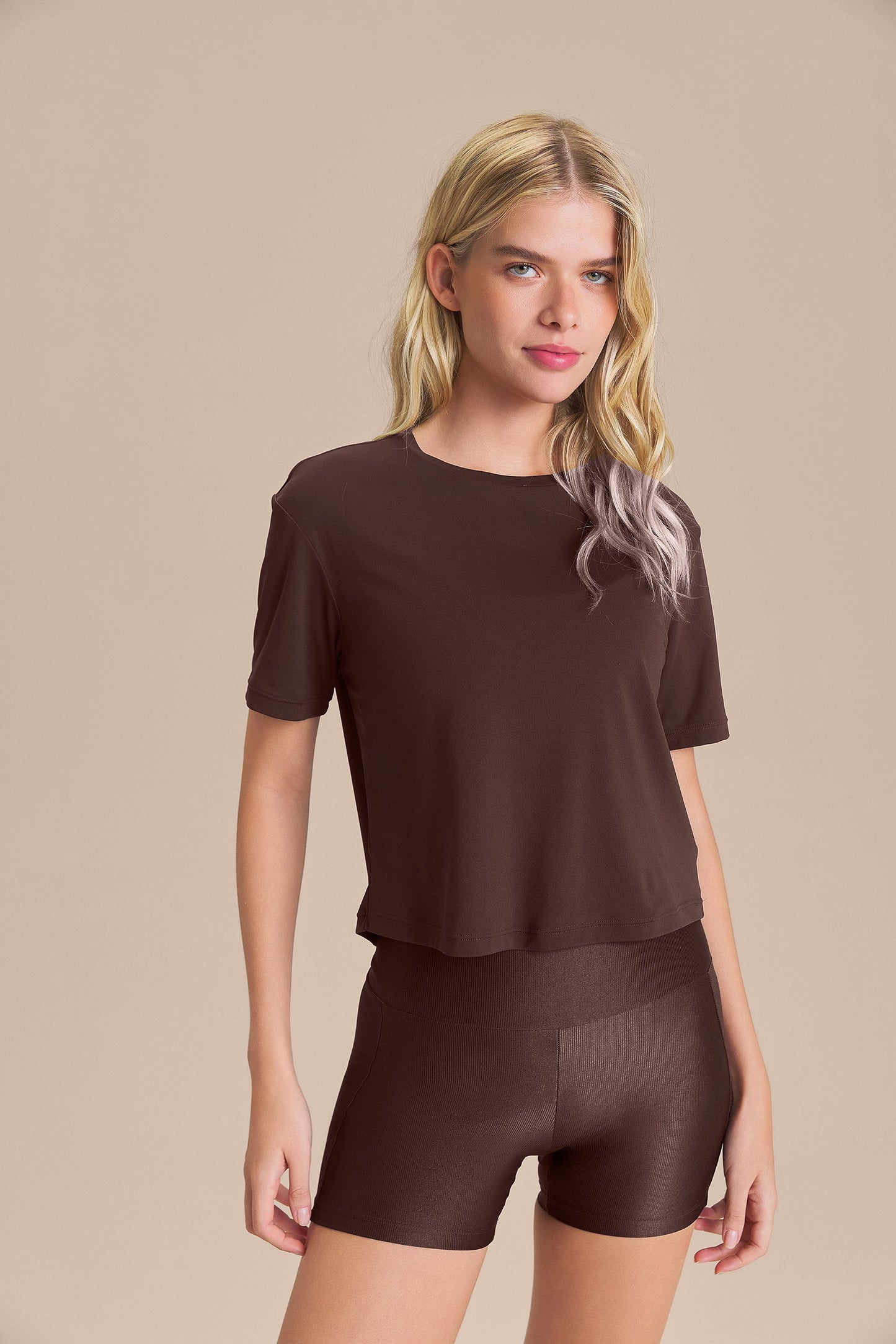 Bio Stretch Cropped T-Shirt