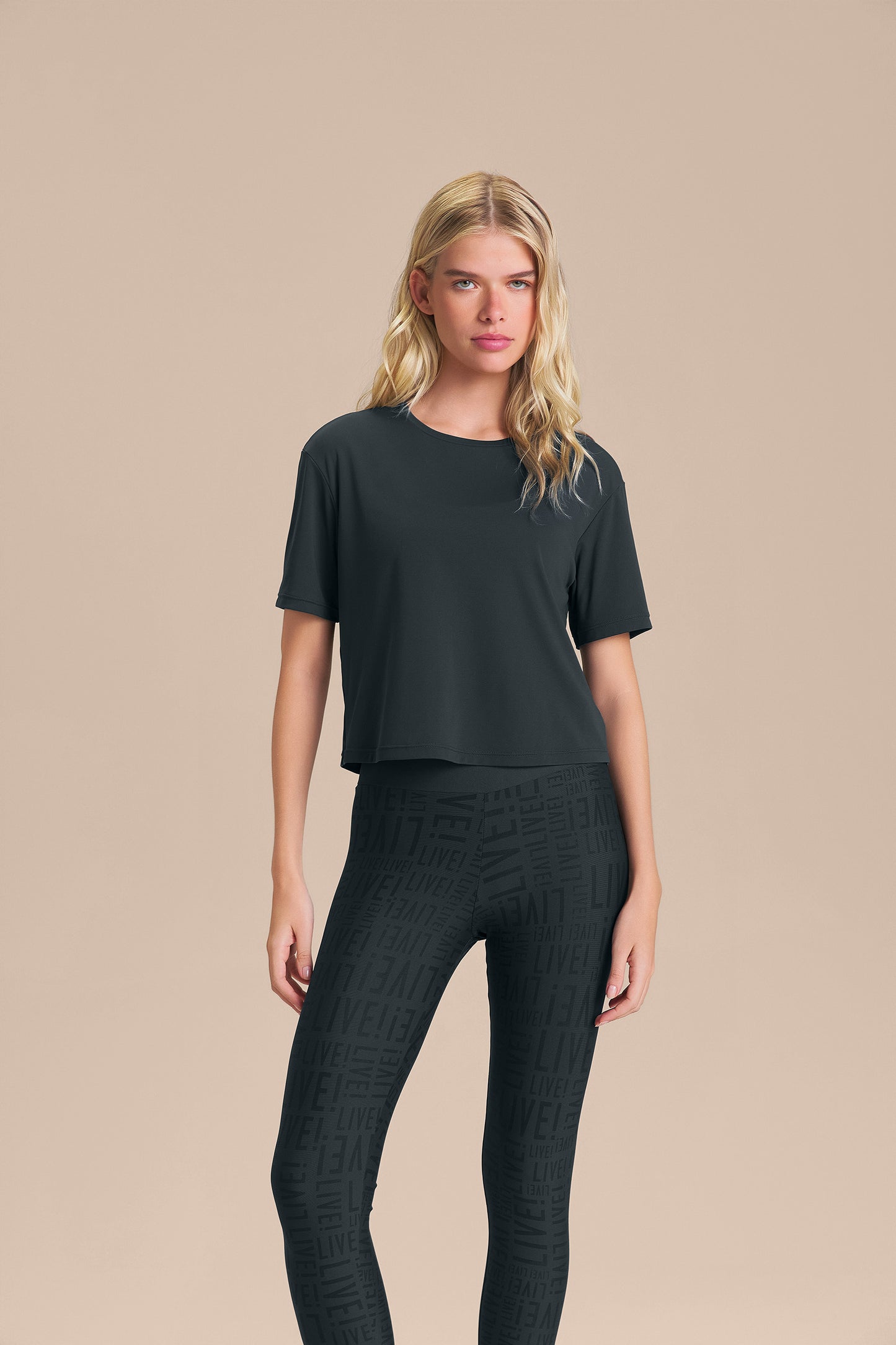 Bio Stretch Cropped T-Shirt