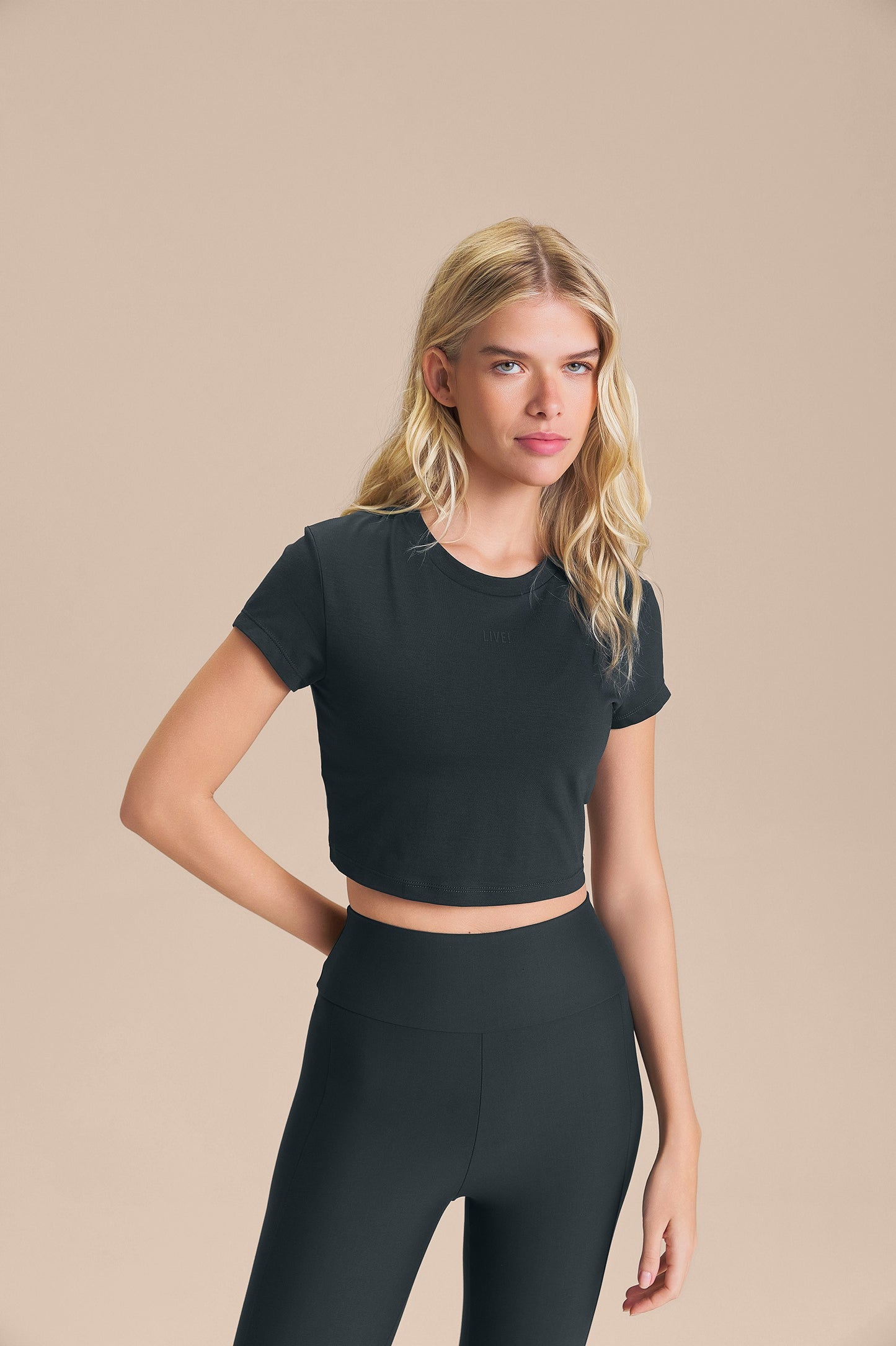 Pima Slim Cropped Top