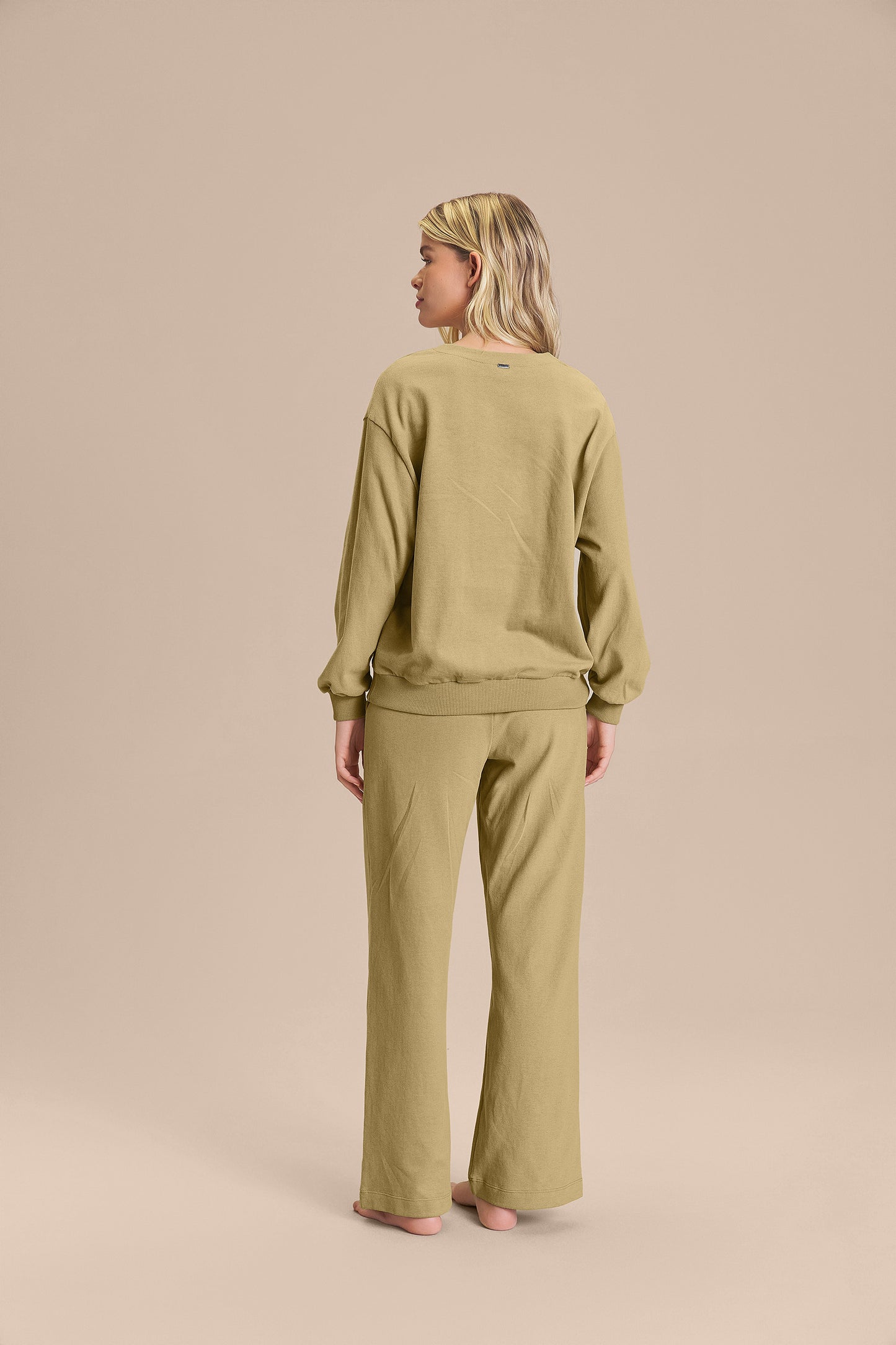 Knit Stone Straight Pants