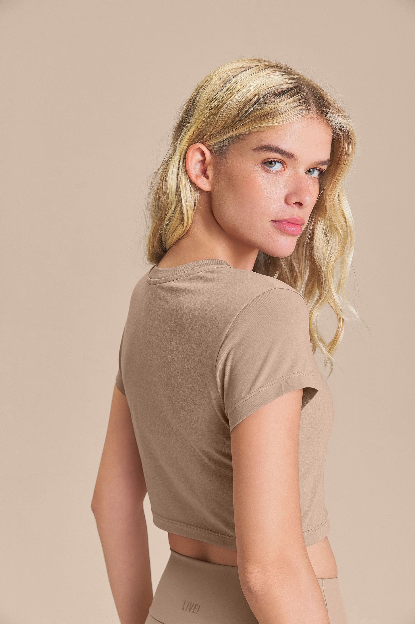 Pima Slim Cropped Top