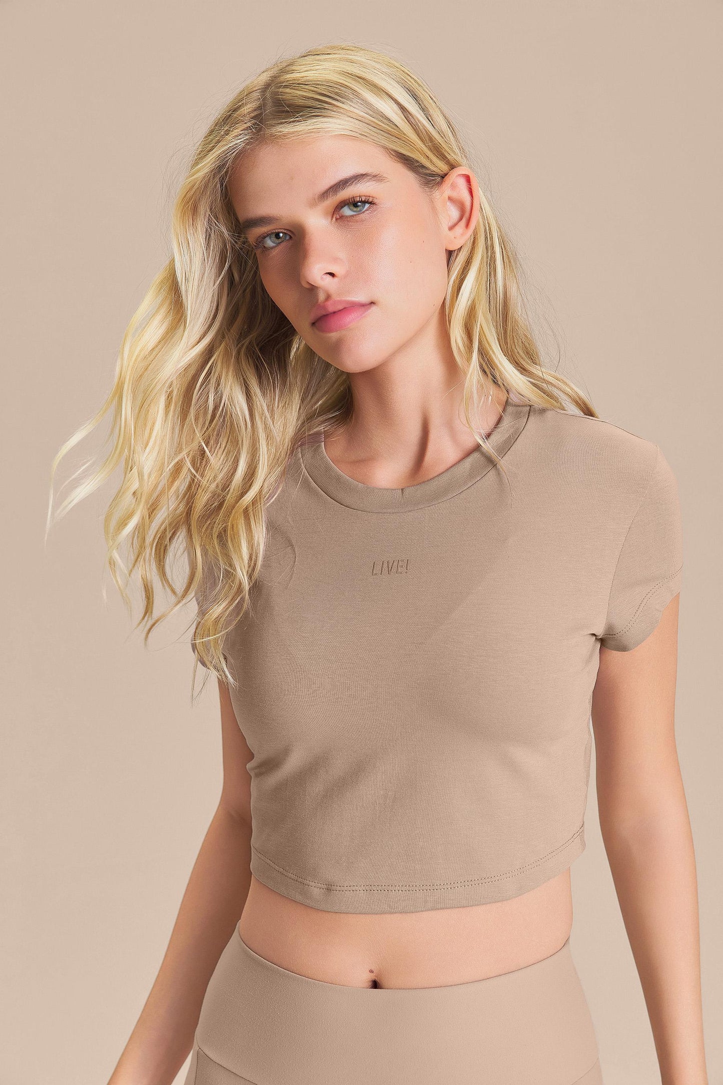 Pima Slim Cropped Top