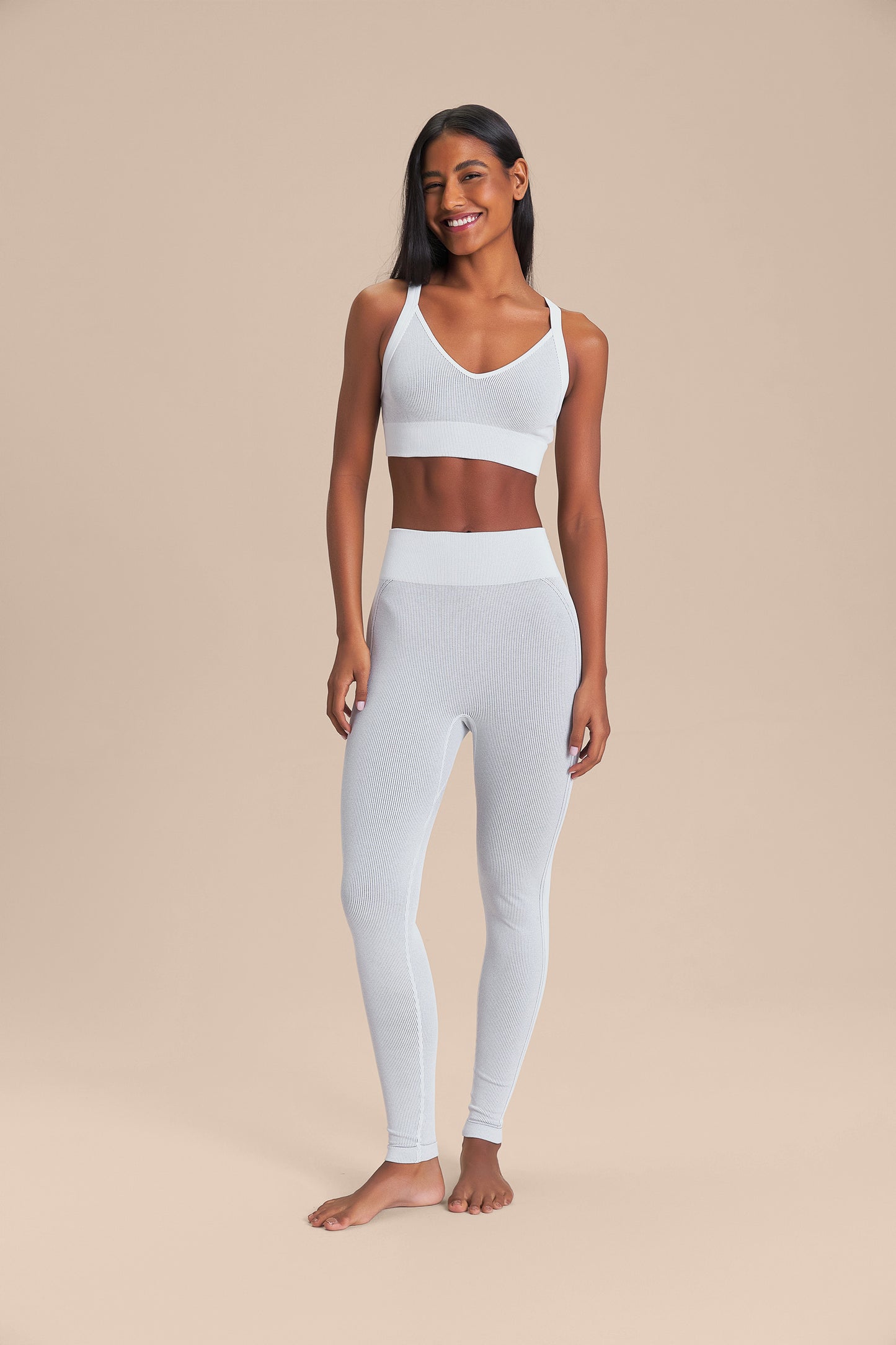 Seamless Mesh Full-Length Legging