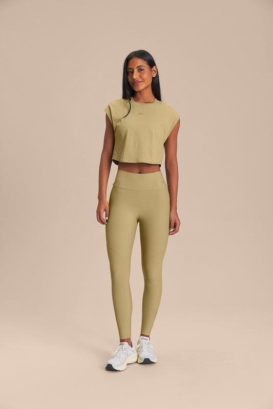 Softgreen Cropped T-Shirt