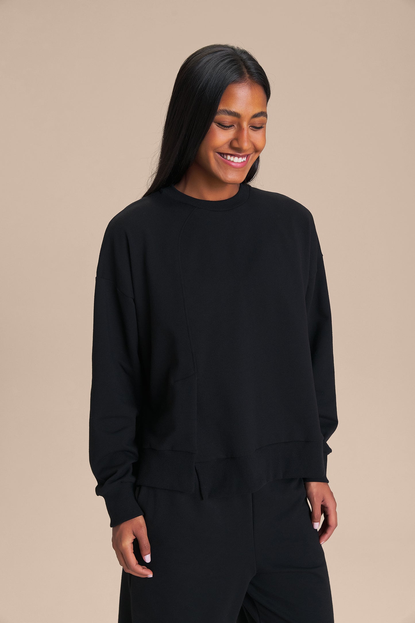 Jog Split Pullover