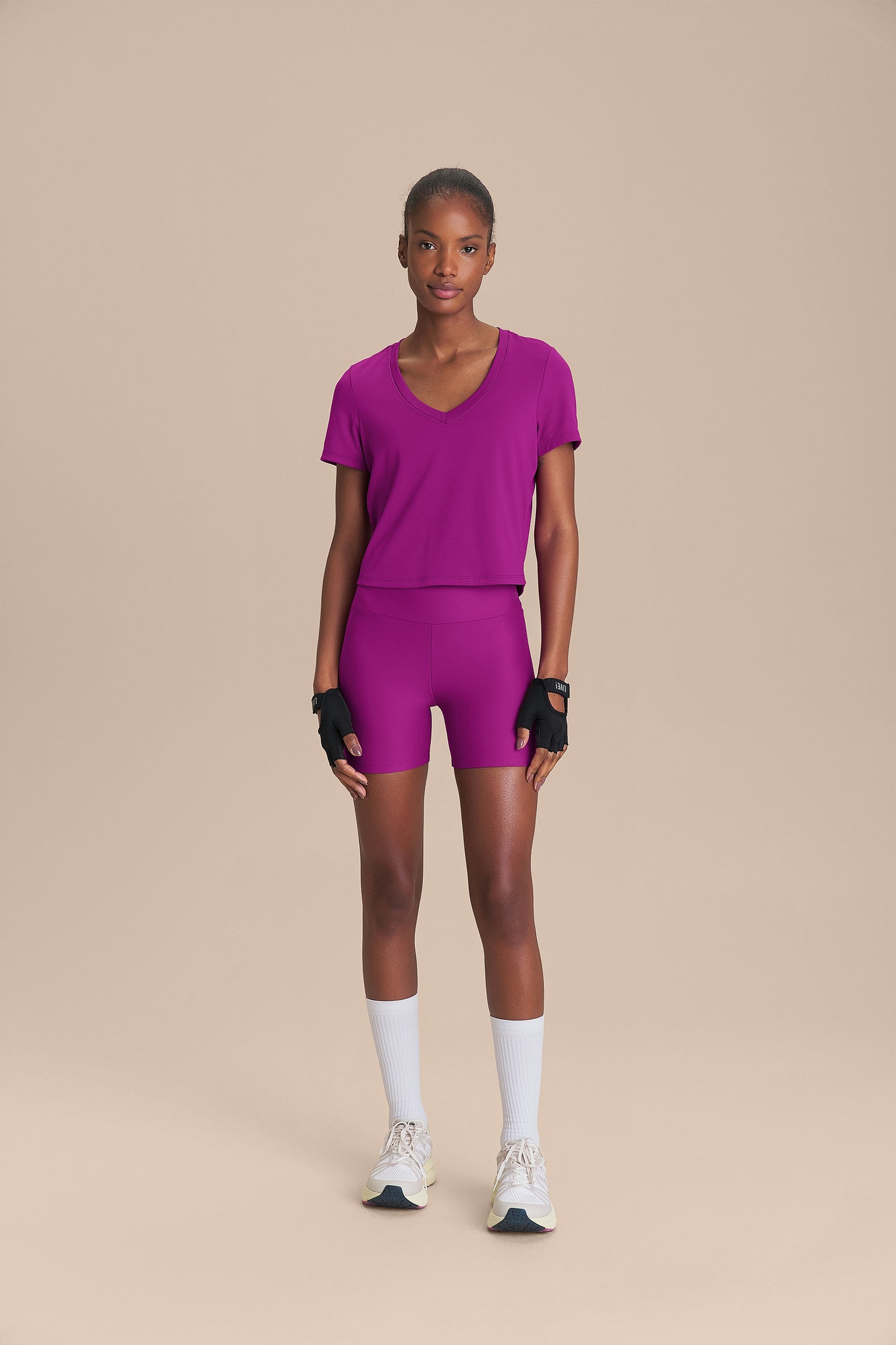 Up Loose Pulse Cropped Top
