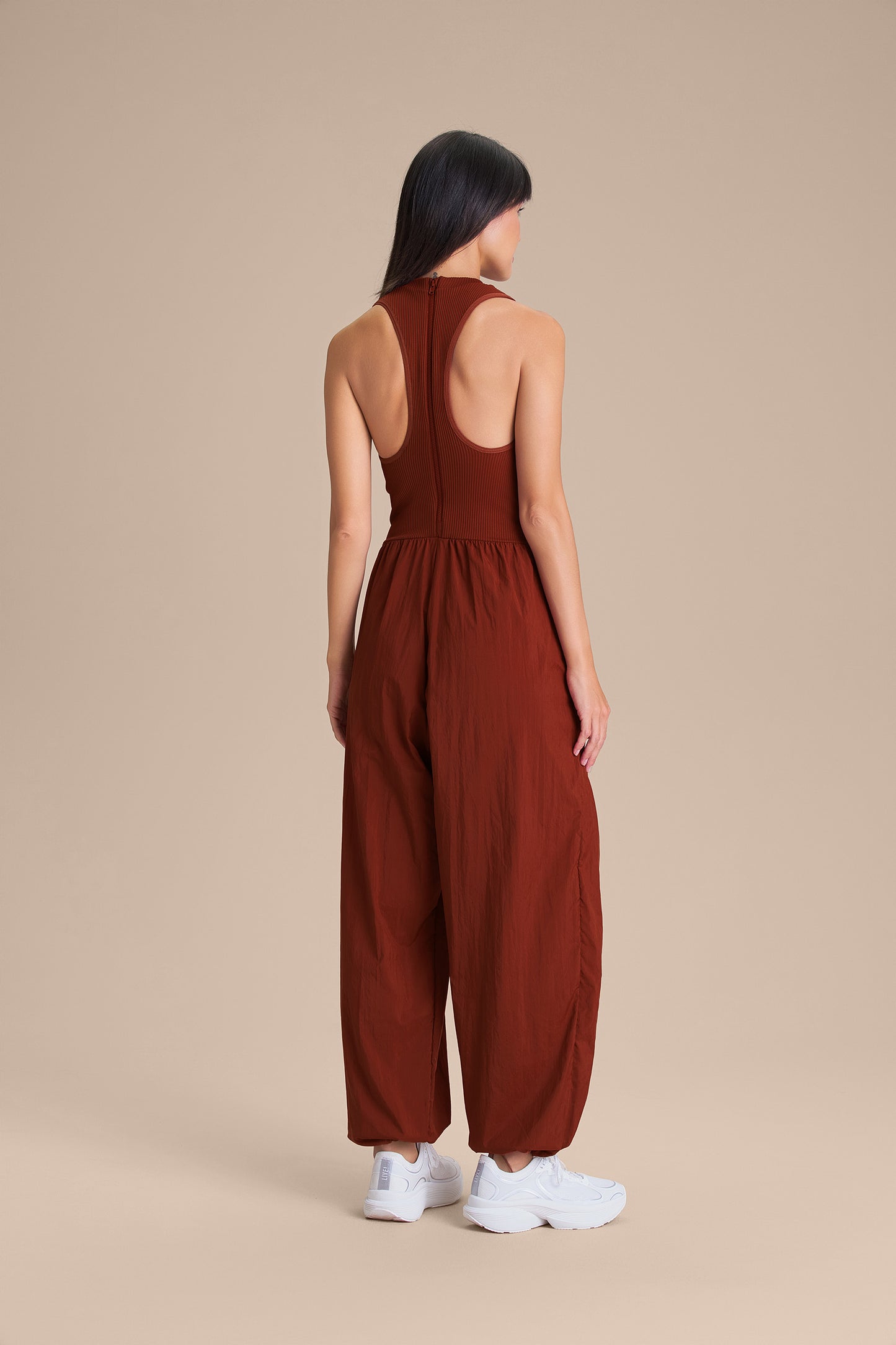 Nylon Net Mesh Jumpsuit