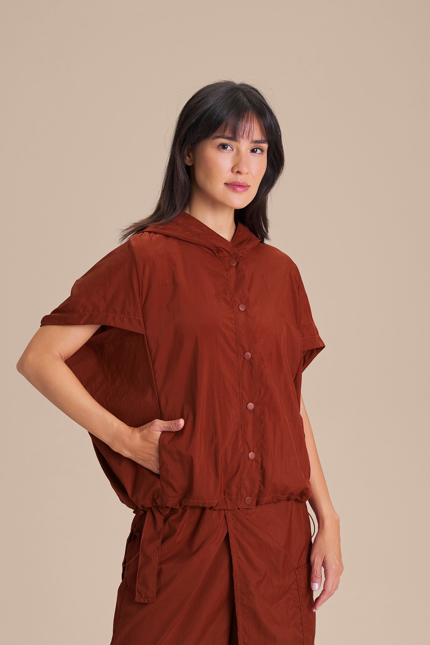 Nylon Net Hexagon Shirt