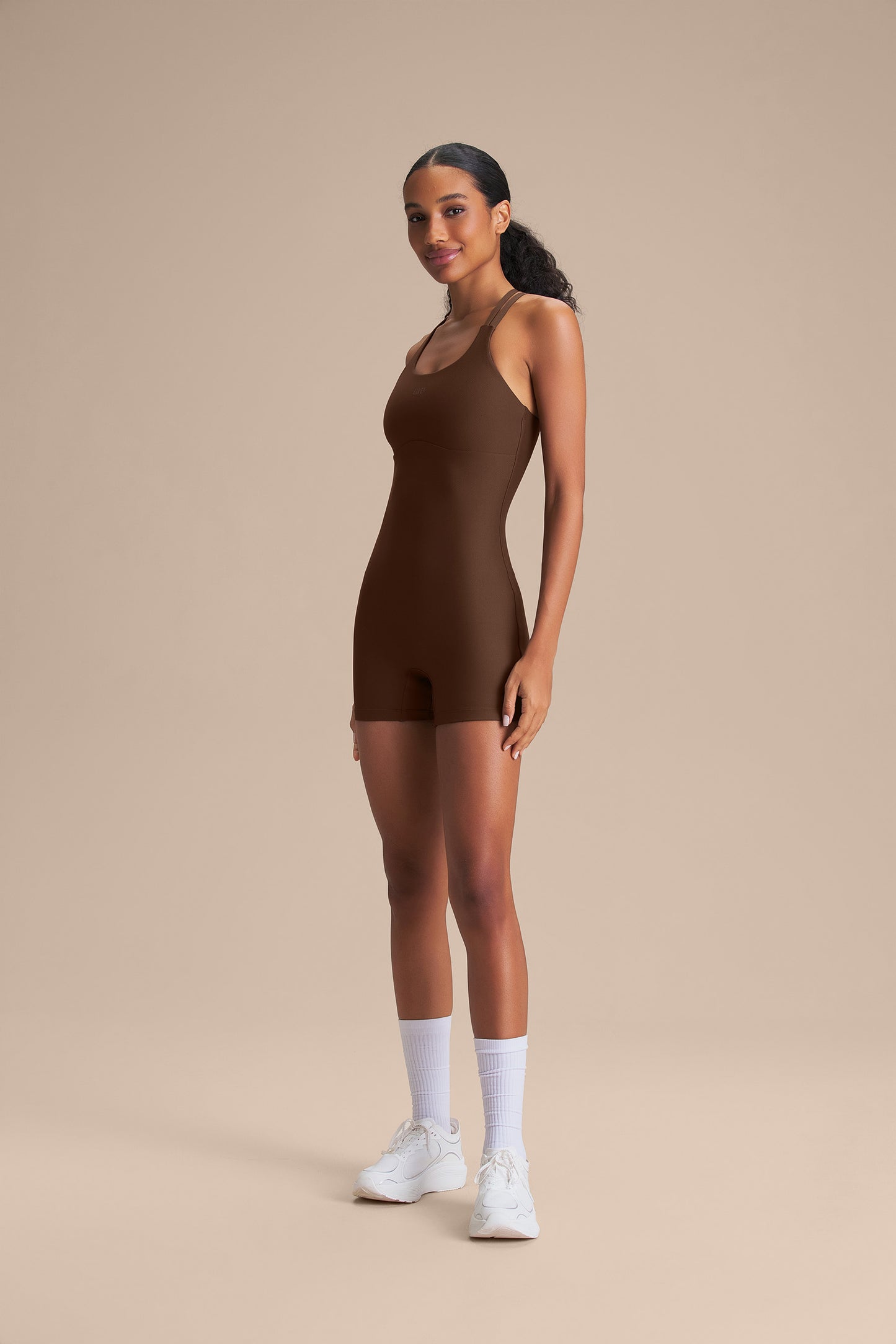 Tex Green Short Bodysuit