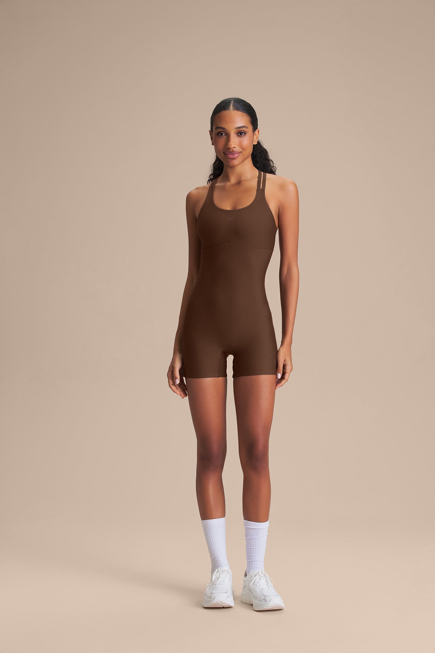 Tex Green Short Bodysuit