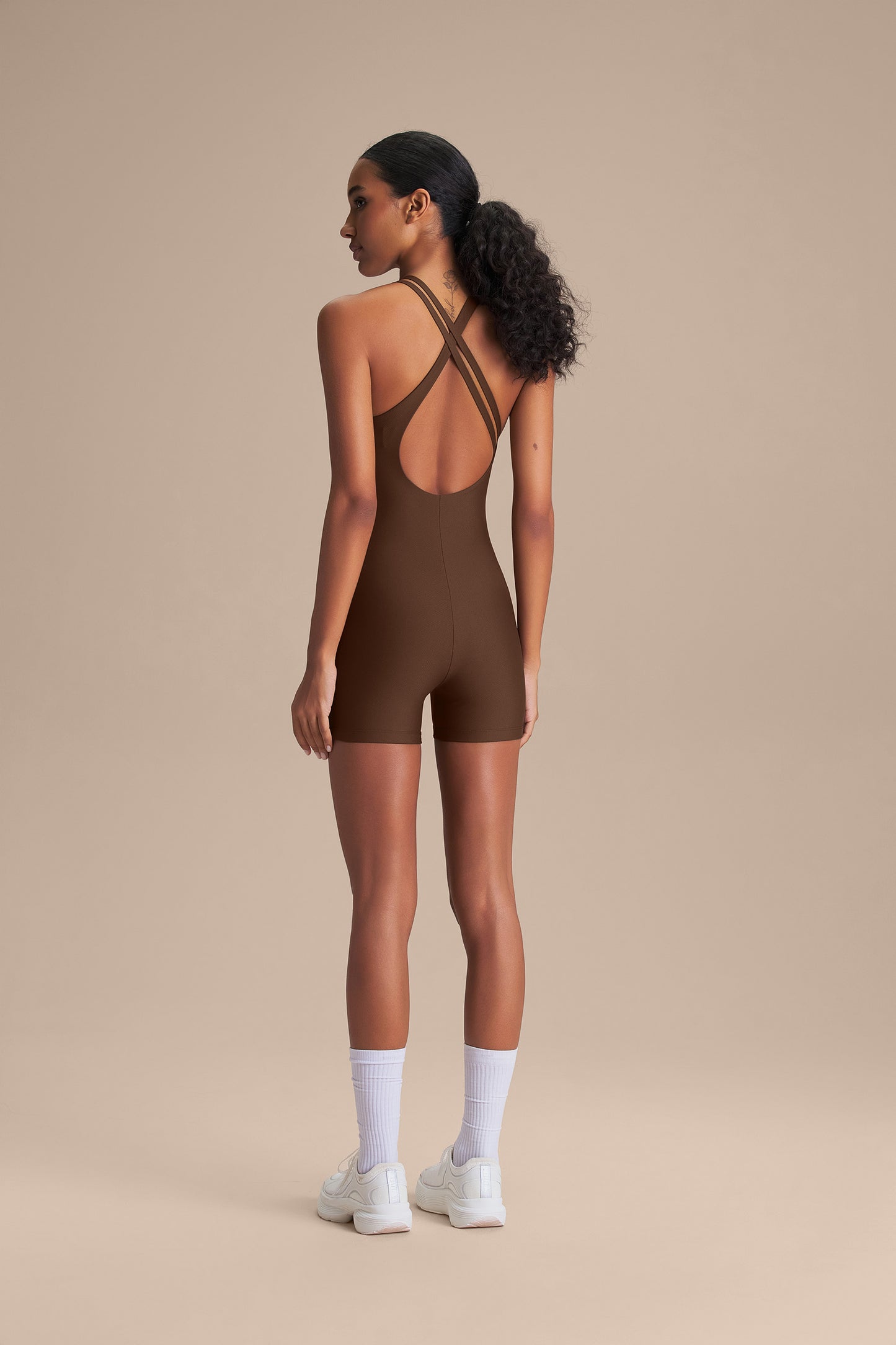 Tex Green Short Bodysuit