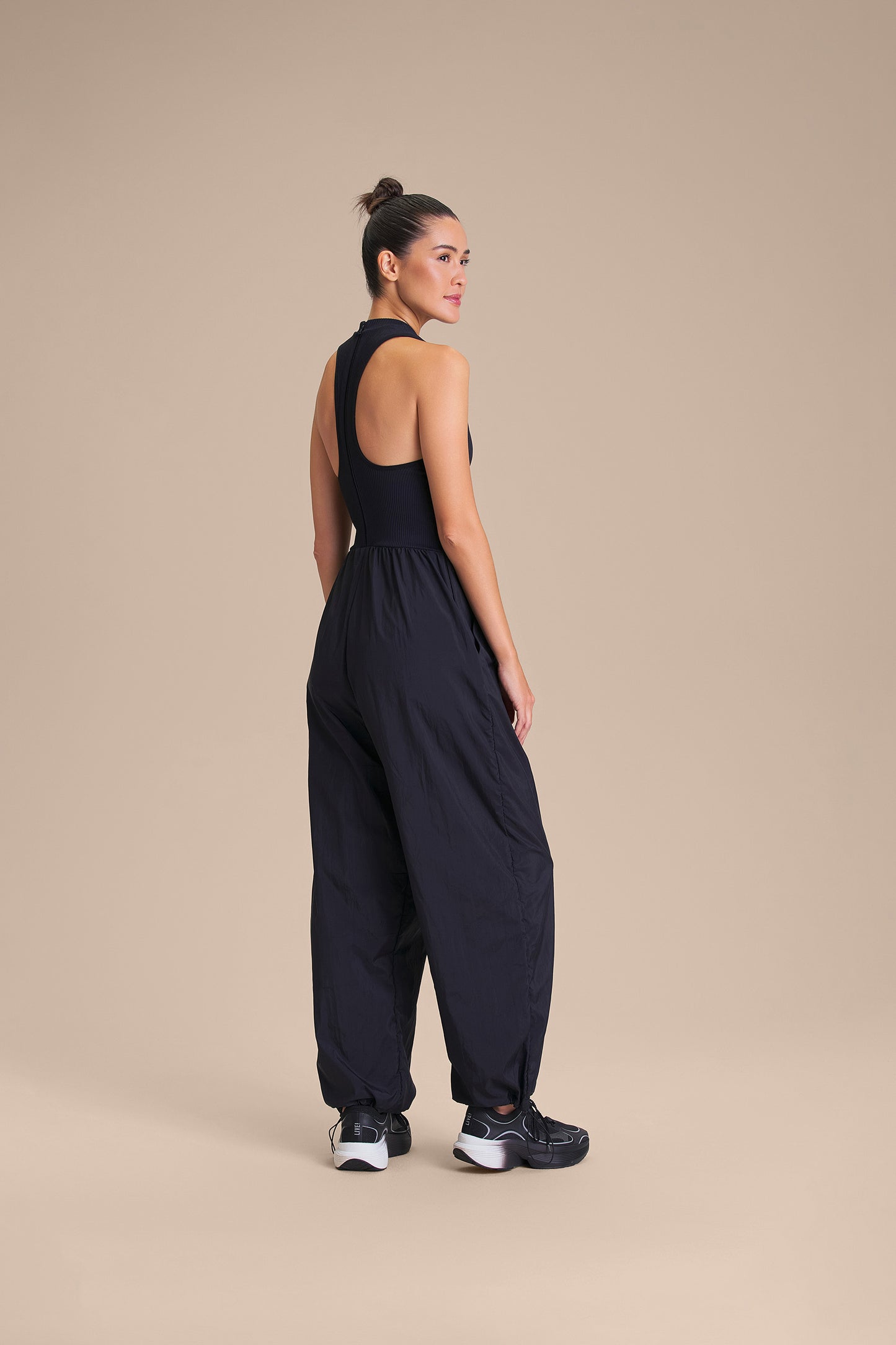 Nylon Net Mesh Jumpsuit