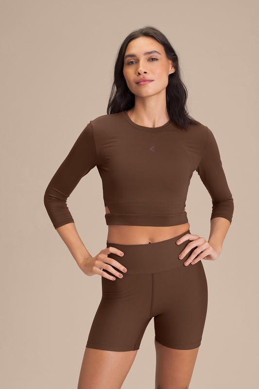 Action Skin Arc Cropped Top