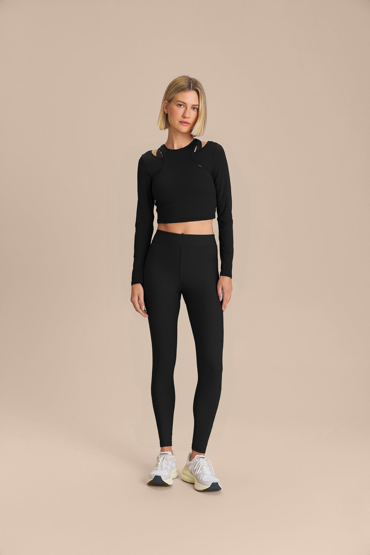 Action Skin LS Cropped Top