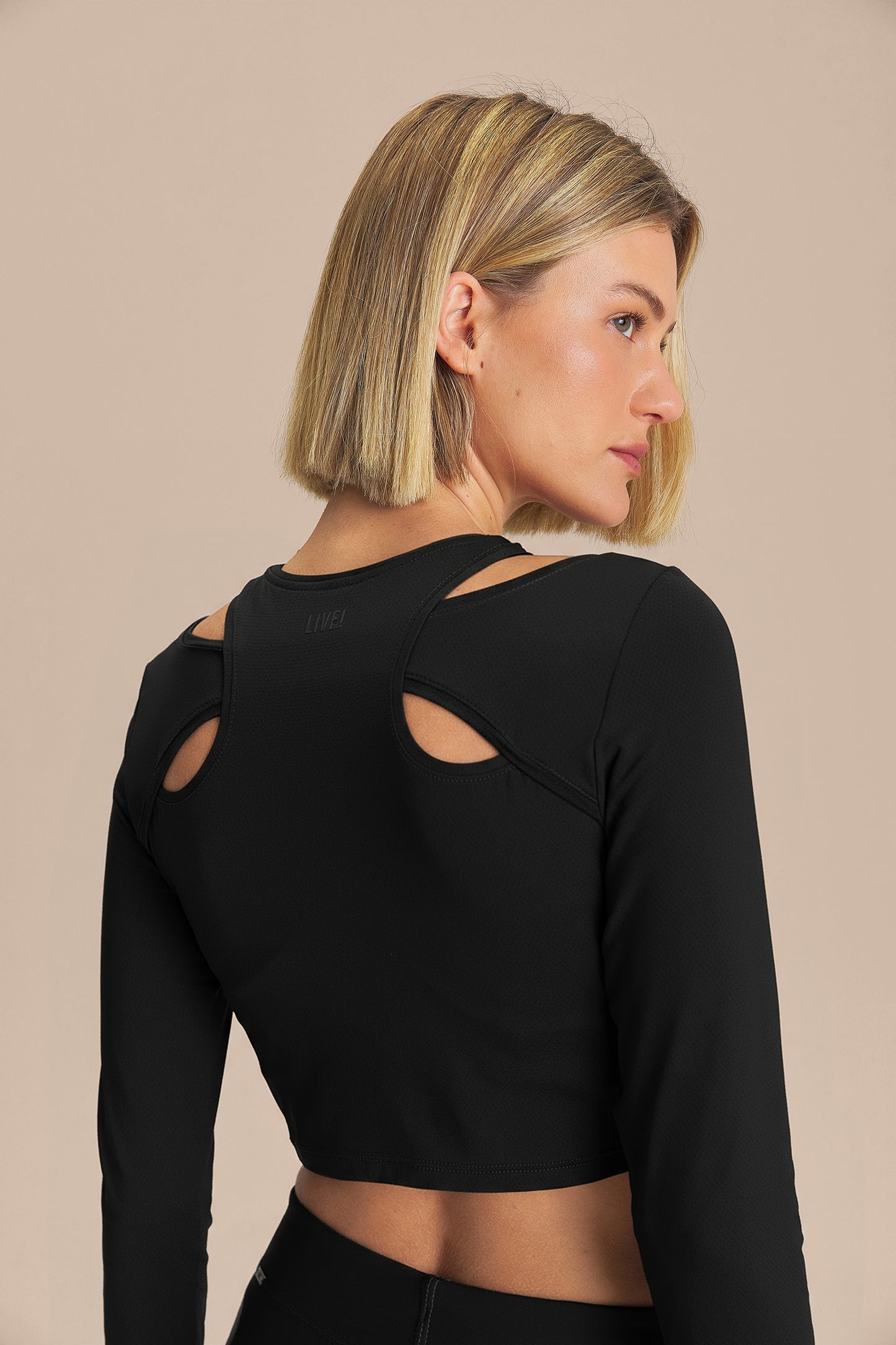 Action Skin LS Cropped Top