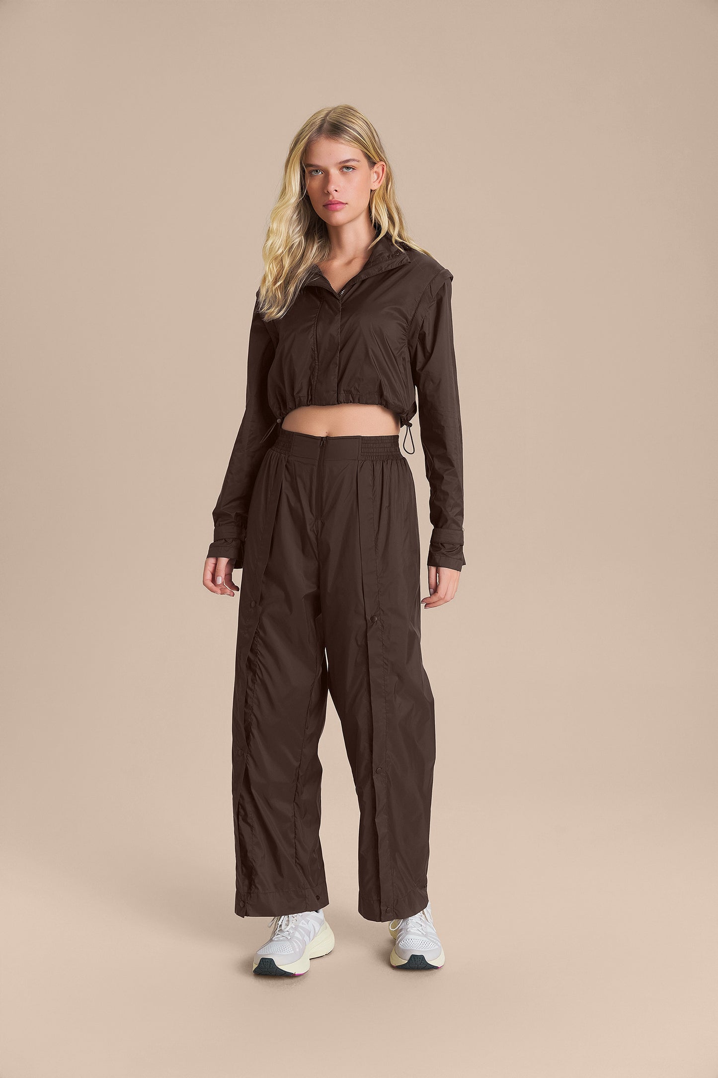 Nylon Silk Jogger Pants