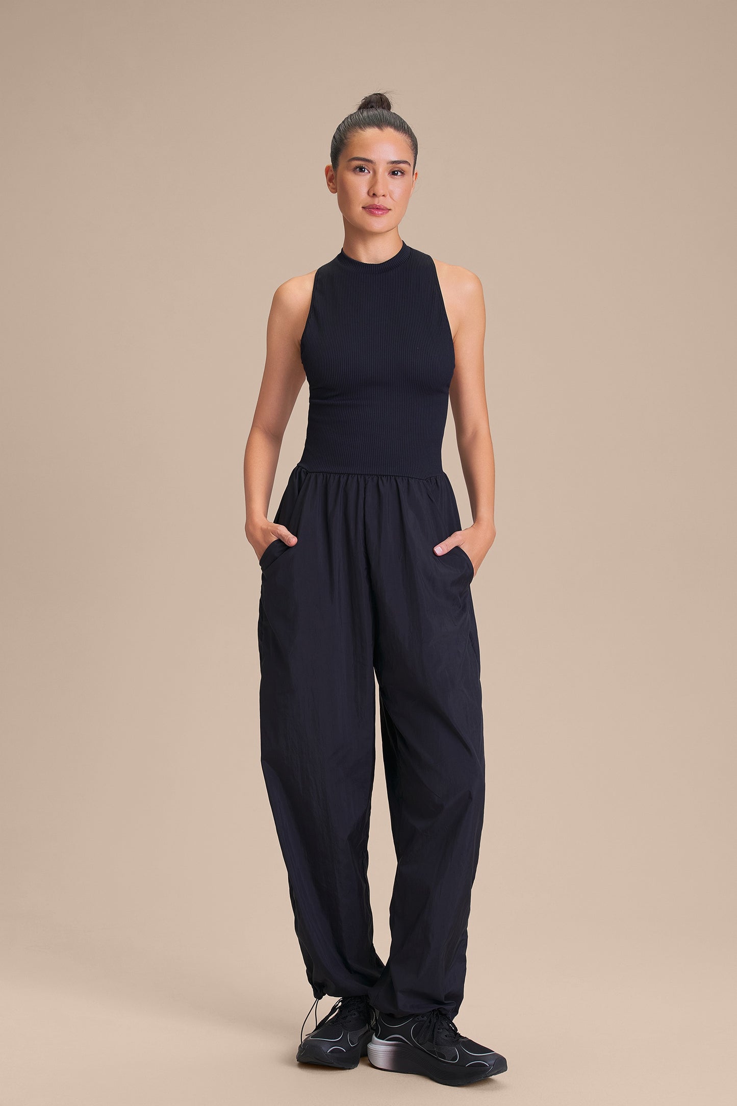 Nylon Net Mesh Jumpsuit