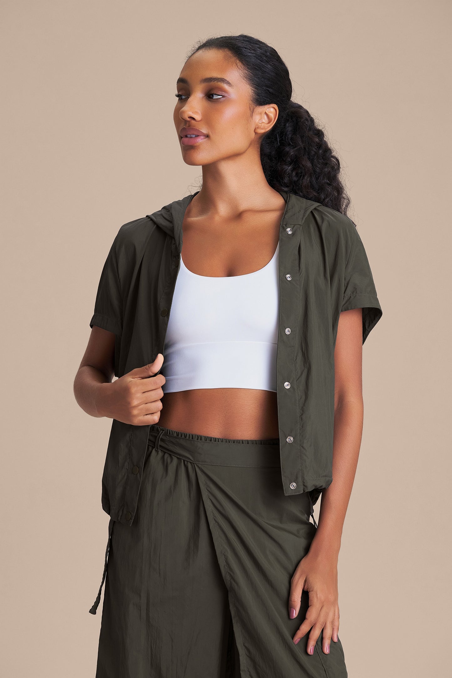 Nylon Net Hexagon Shirt