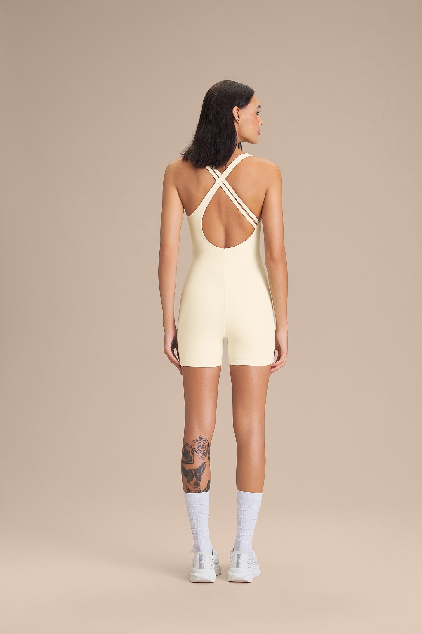 Tex Green Short Bodysuit