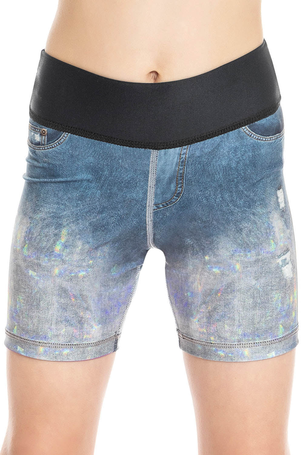 Lux Reversible Denim Kids Bermuda