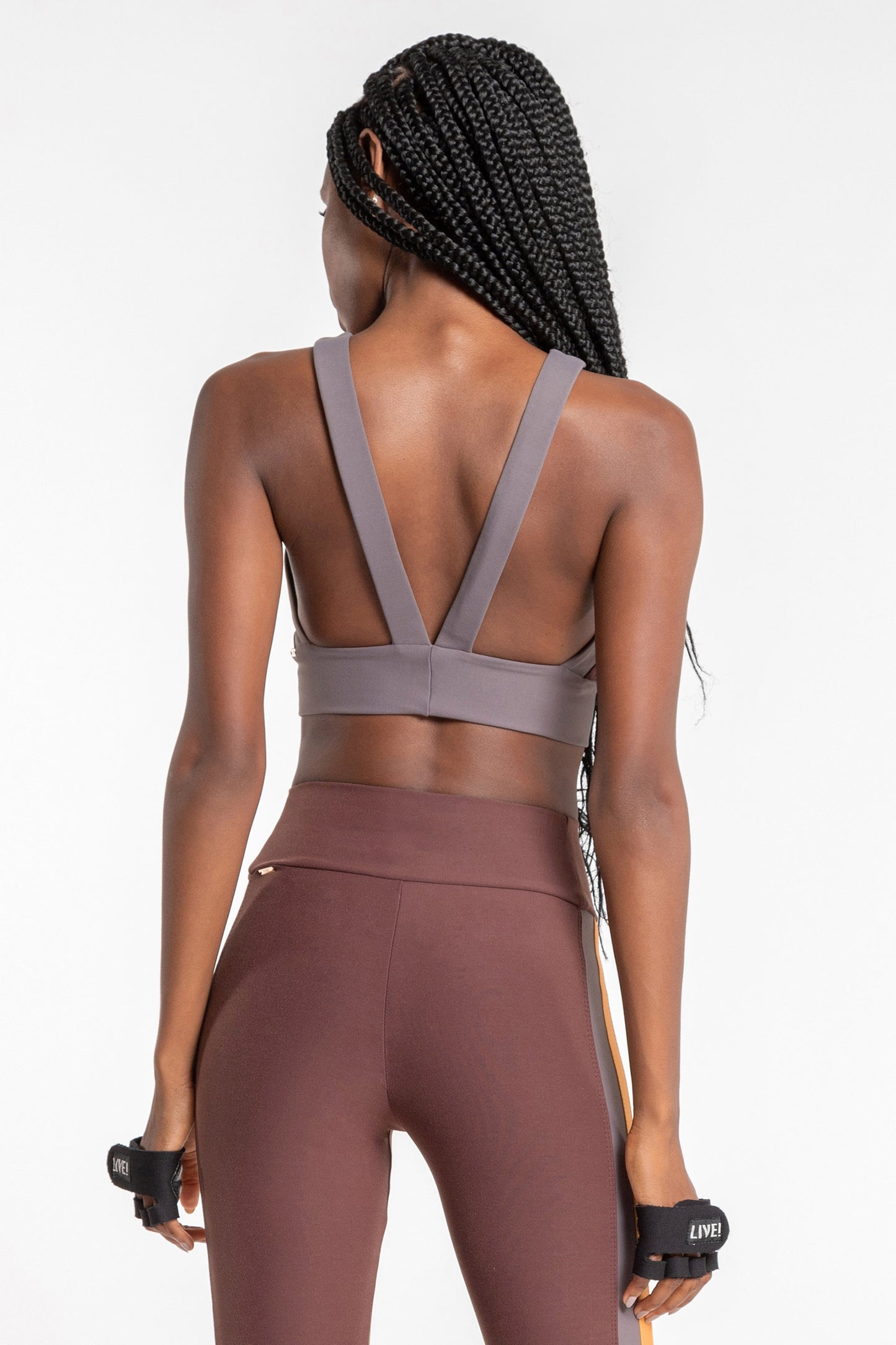 Mix Block Halter Top