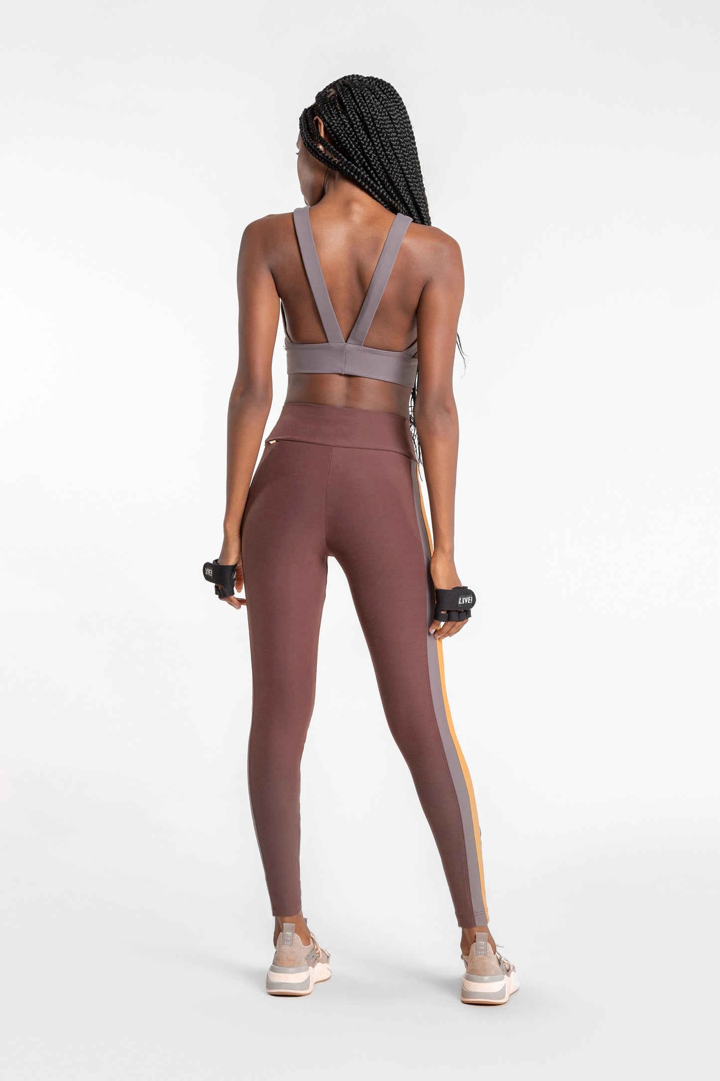 Mix Block Halter Top