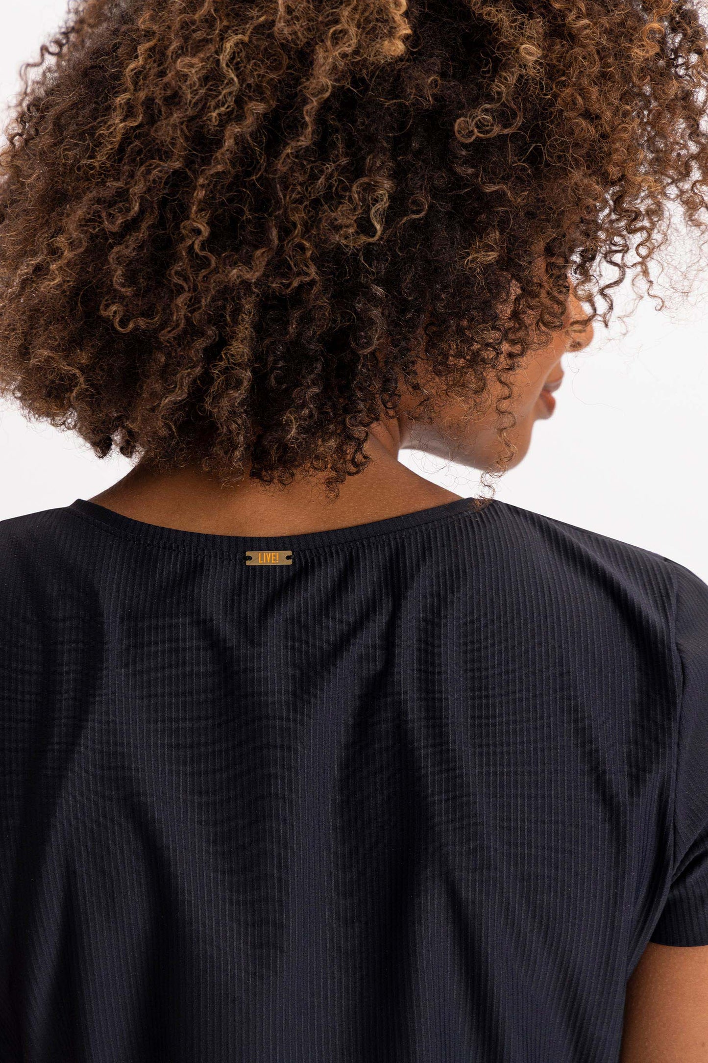 Ribbed Cropped T-Shirt