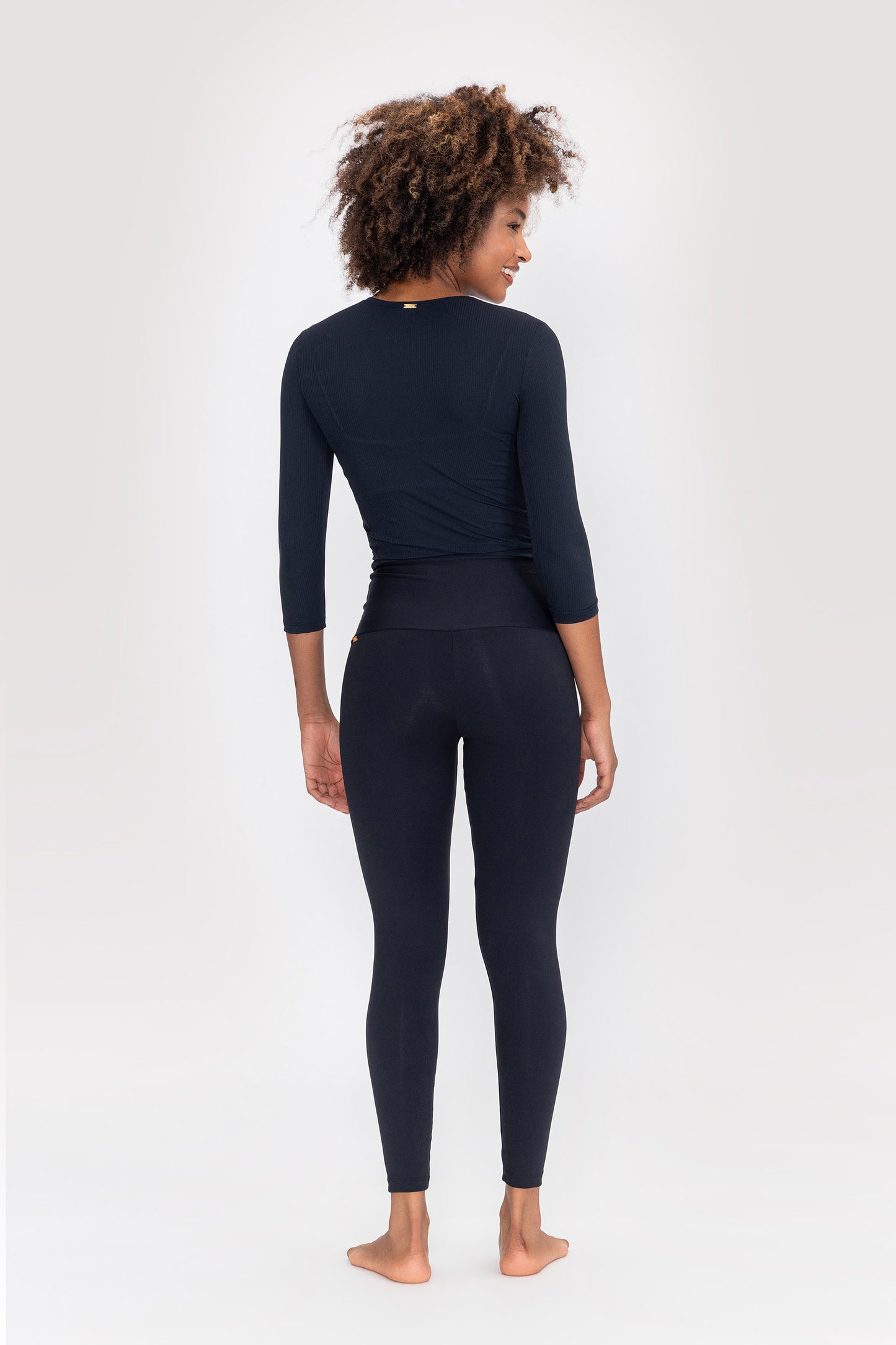 Ribbed Long T-Shirt