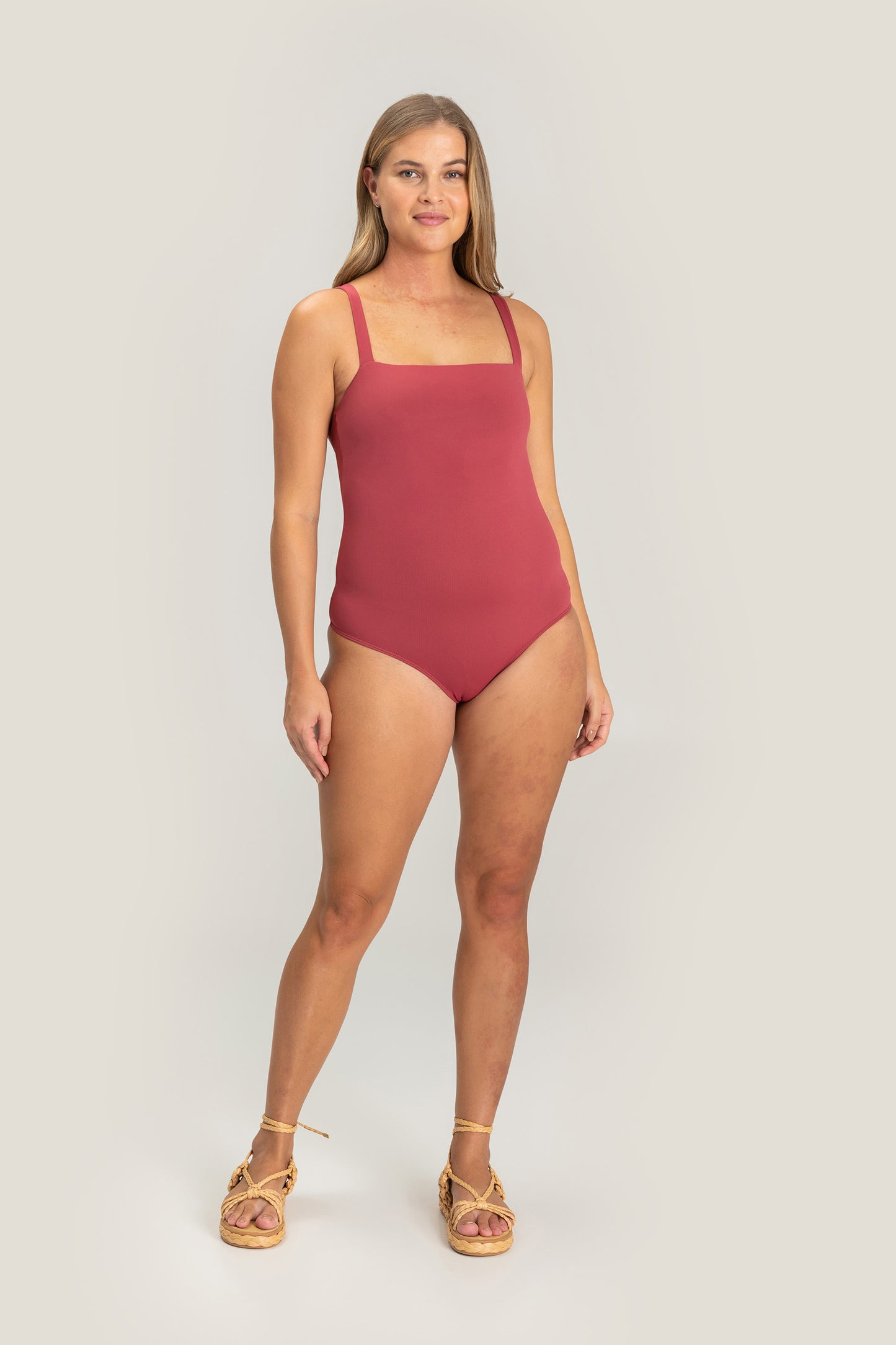 Band One-Piece Swimsuit