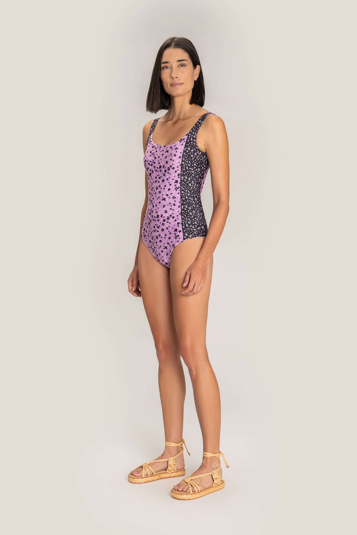 Flora Reversible Slim One Piece
